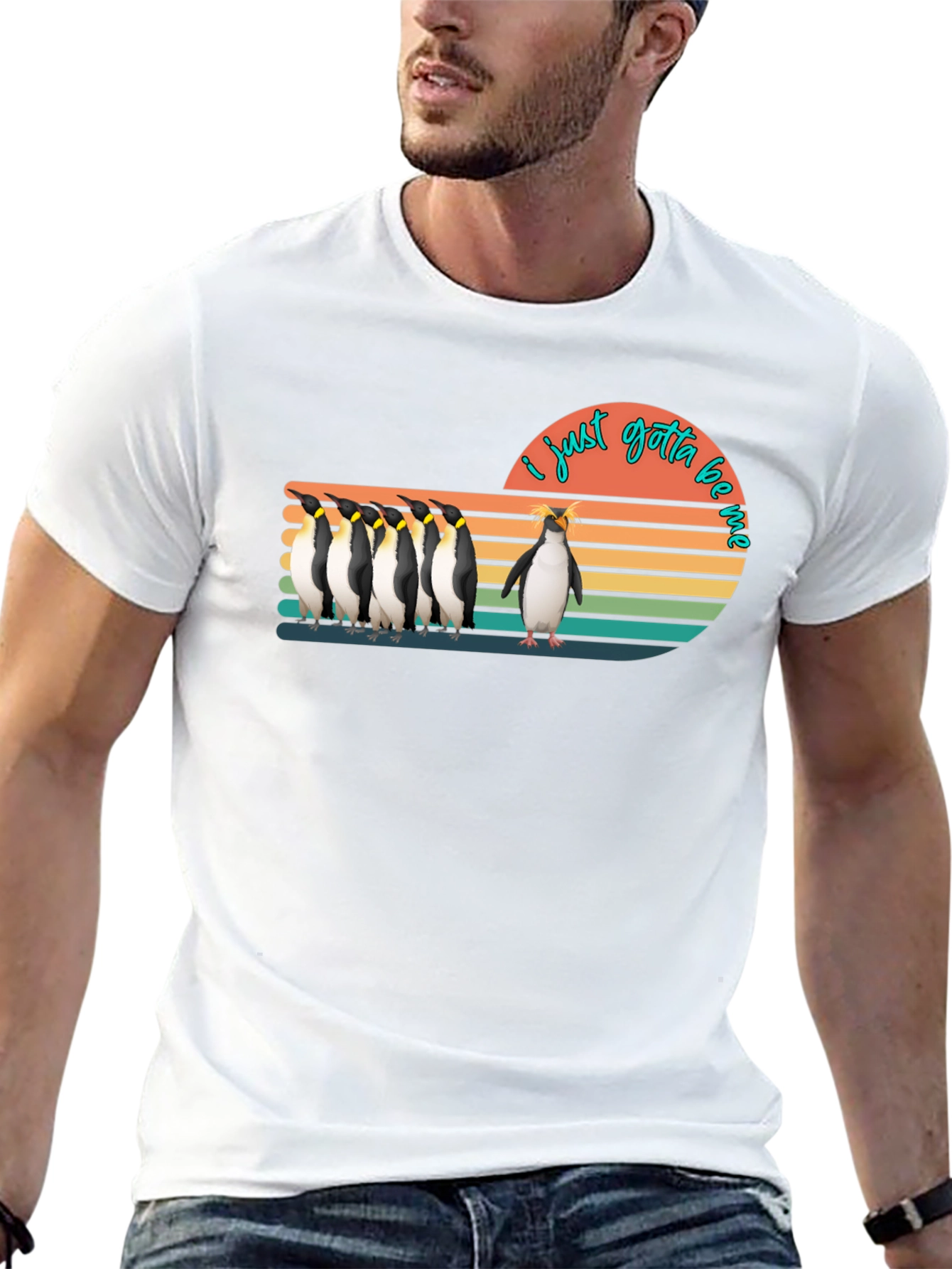Penguin Gotta Be Me Graphic T-Shirt