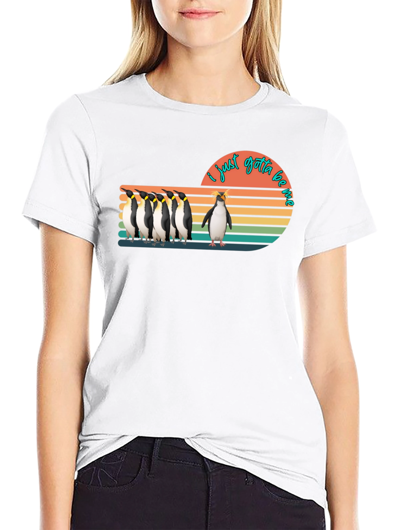 Penguin Gotta Be Me Graphic T-Shirt