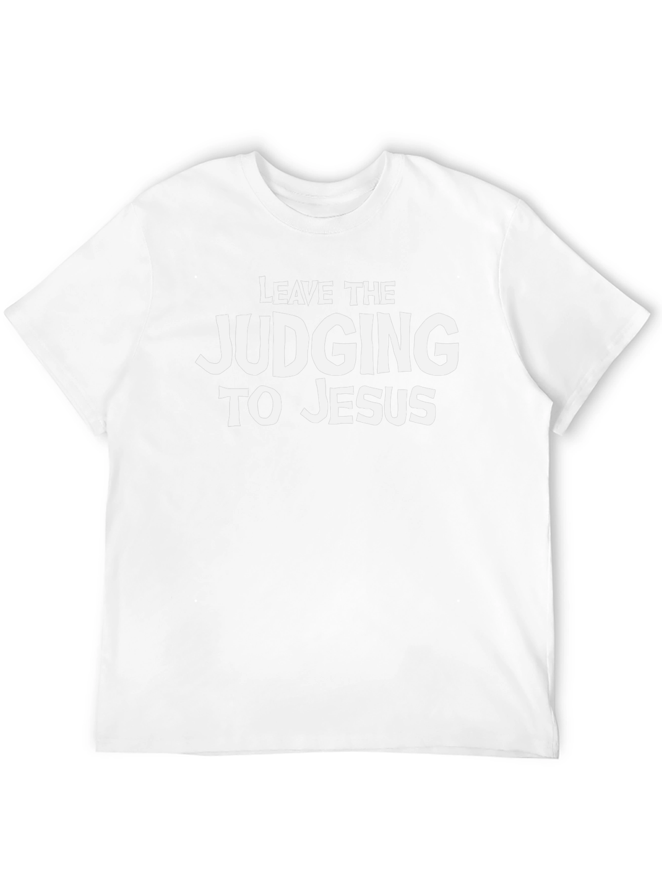Leave the Judging to Jesus Black T-Shirt