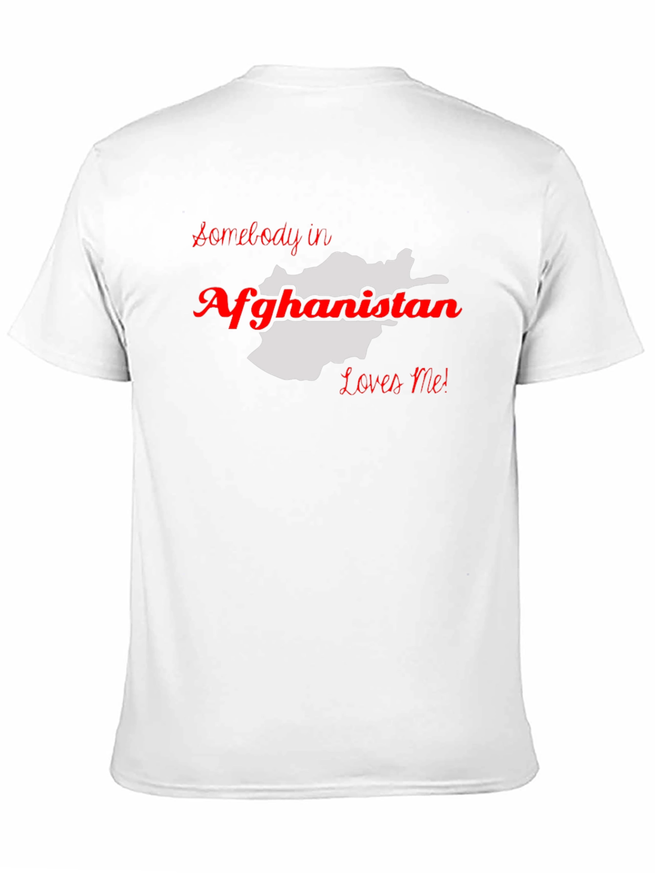 Afghanistan Love T-Shirt - Black Cotton Graphic Tee