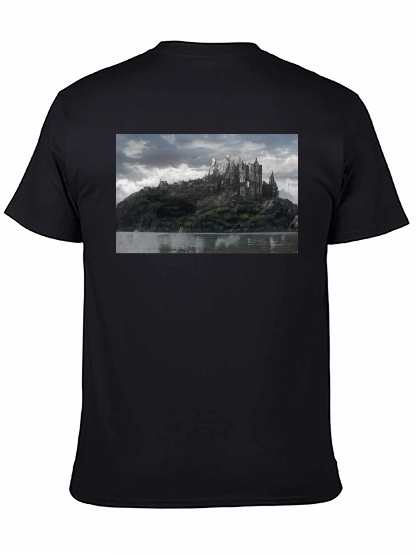 Medieval Castle Black T-Shirt