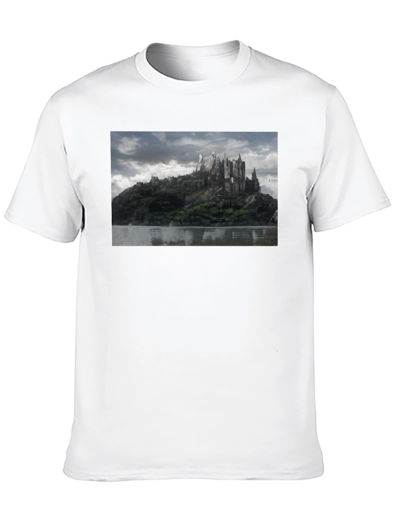 Medieval Castle Black T-Shirt