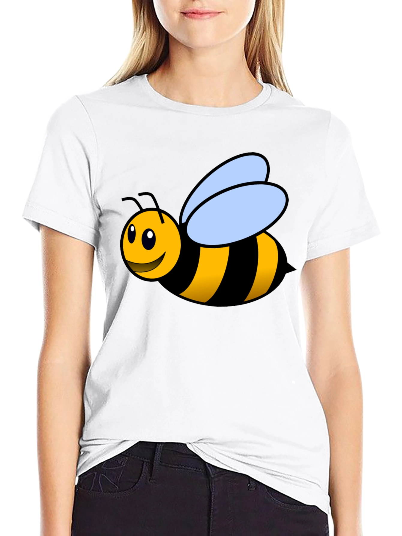 Bee Graphic Black T-Shirt