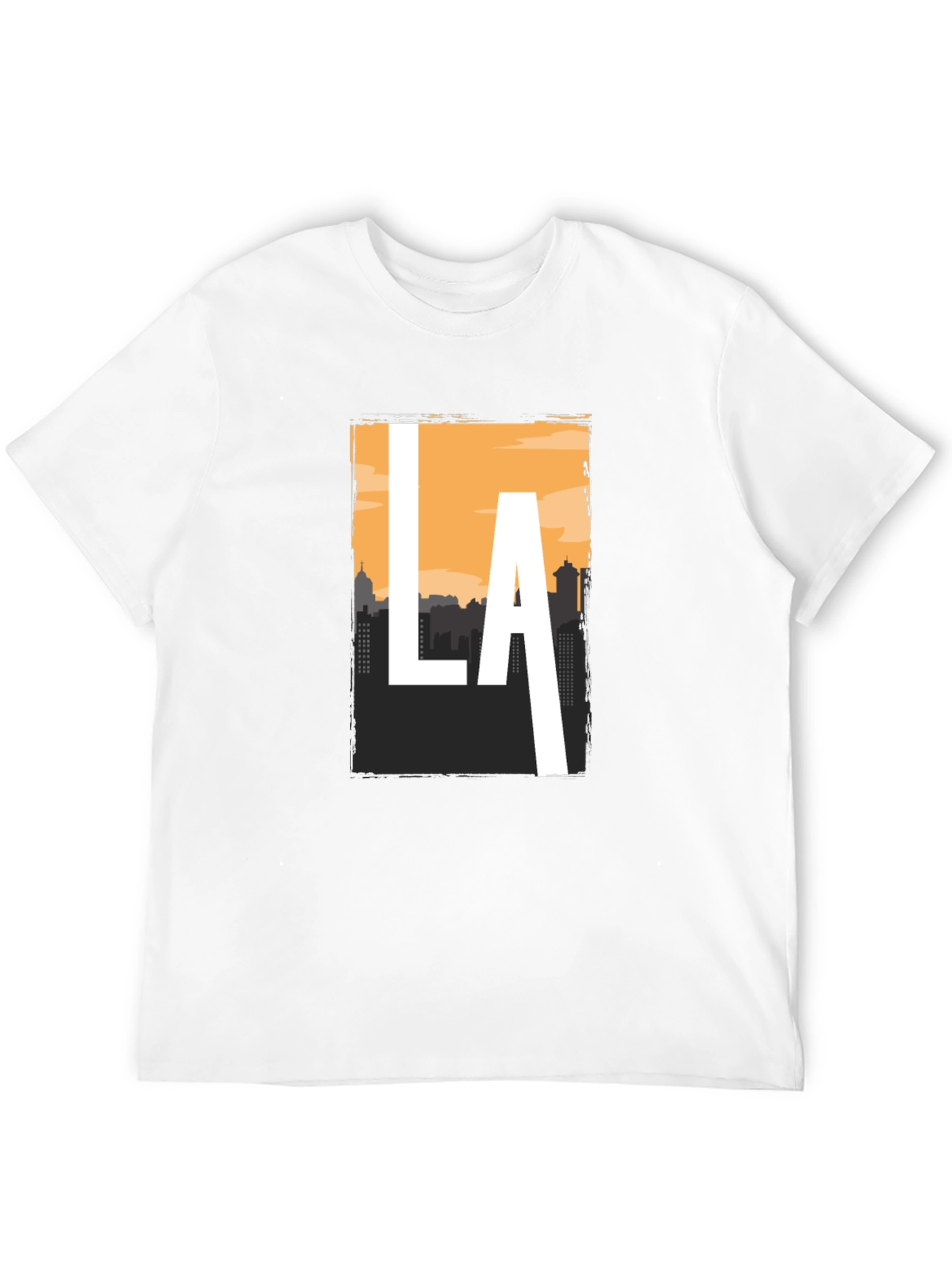 LA Skyline Graphic Tee - Stylish Cityscape T-Shirt