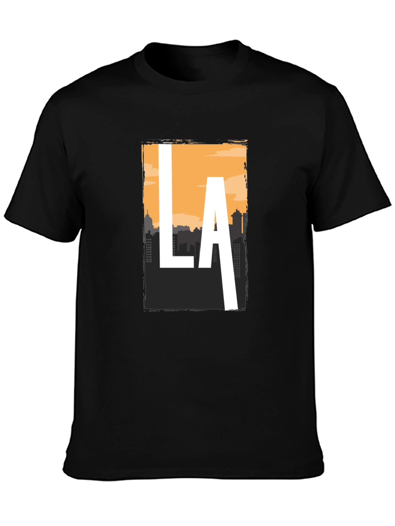 LA Skyline Graphic Tee - Stylish Cityscape T-Shirt