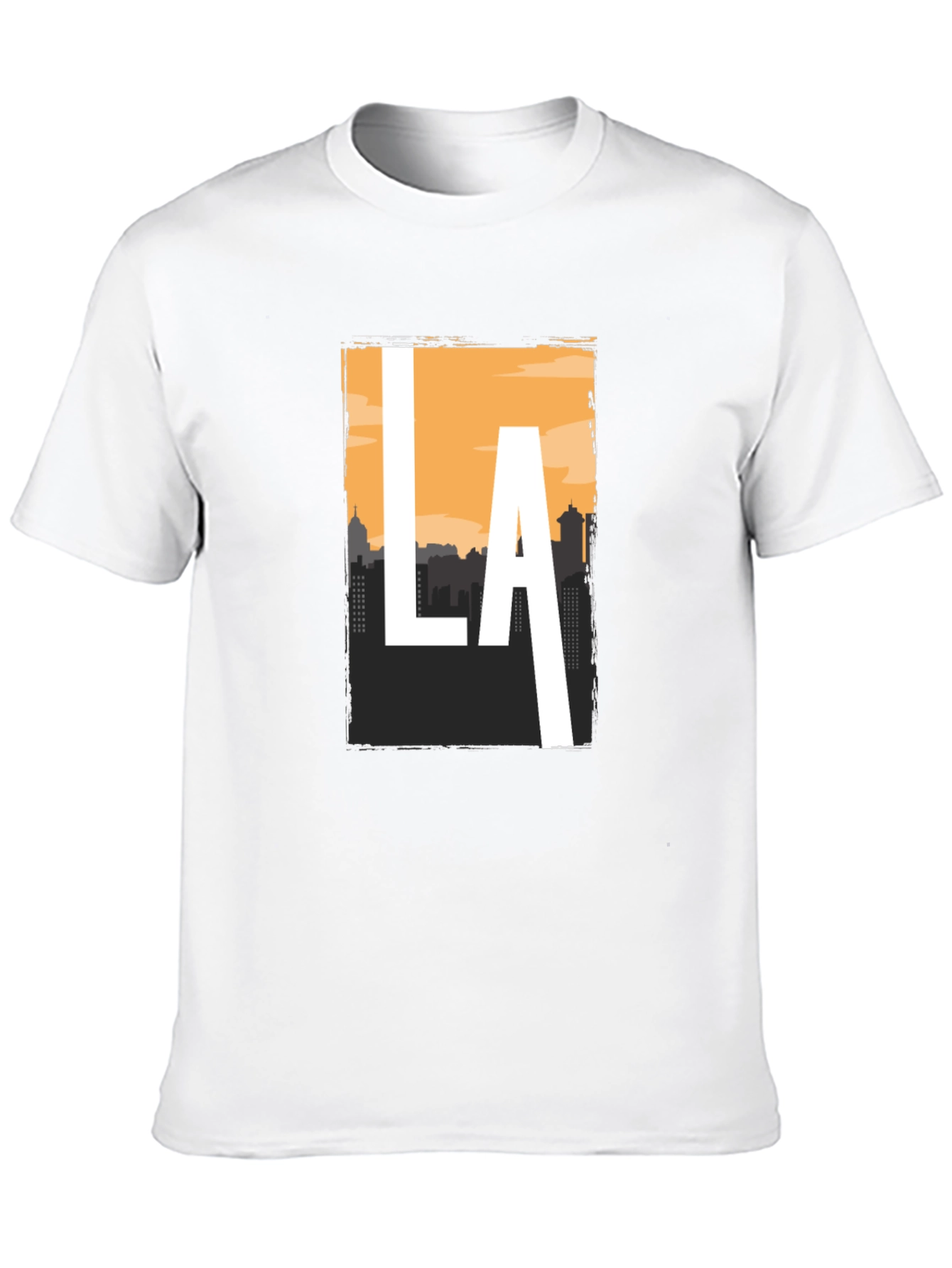 LA Skyline Graphic Tee - Stylish Cityscape T-Shirt