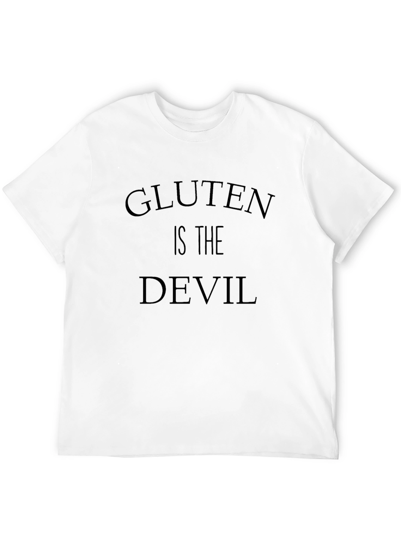 Gluten is the Devil Black T-Shirt