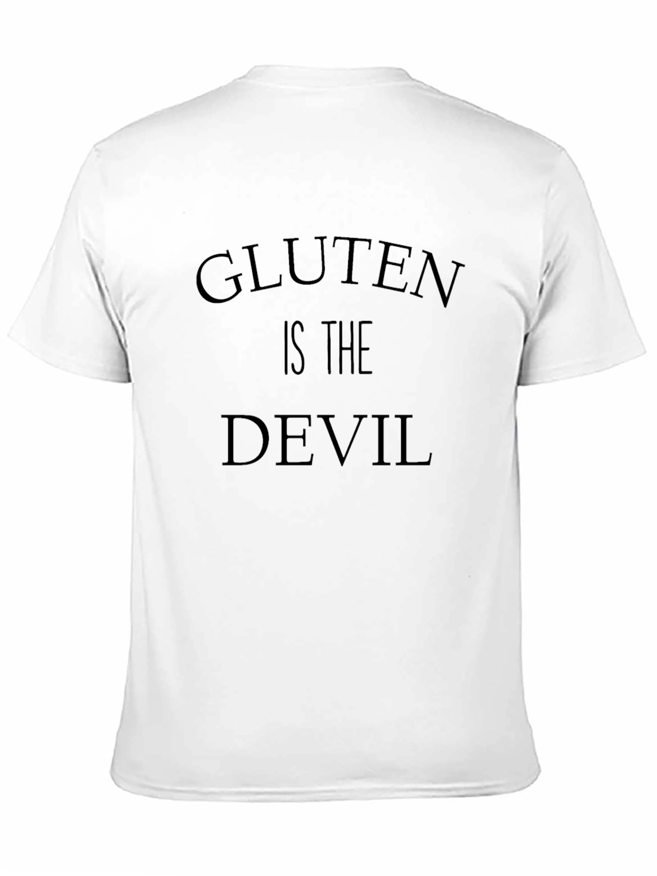 Gluten is the Devil Black T-Shirt