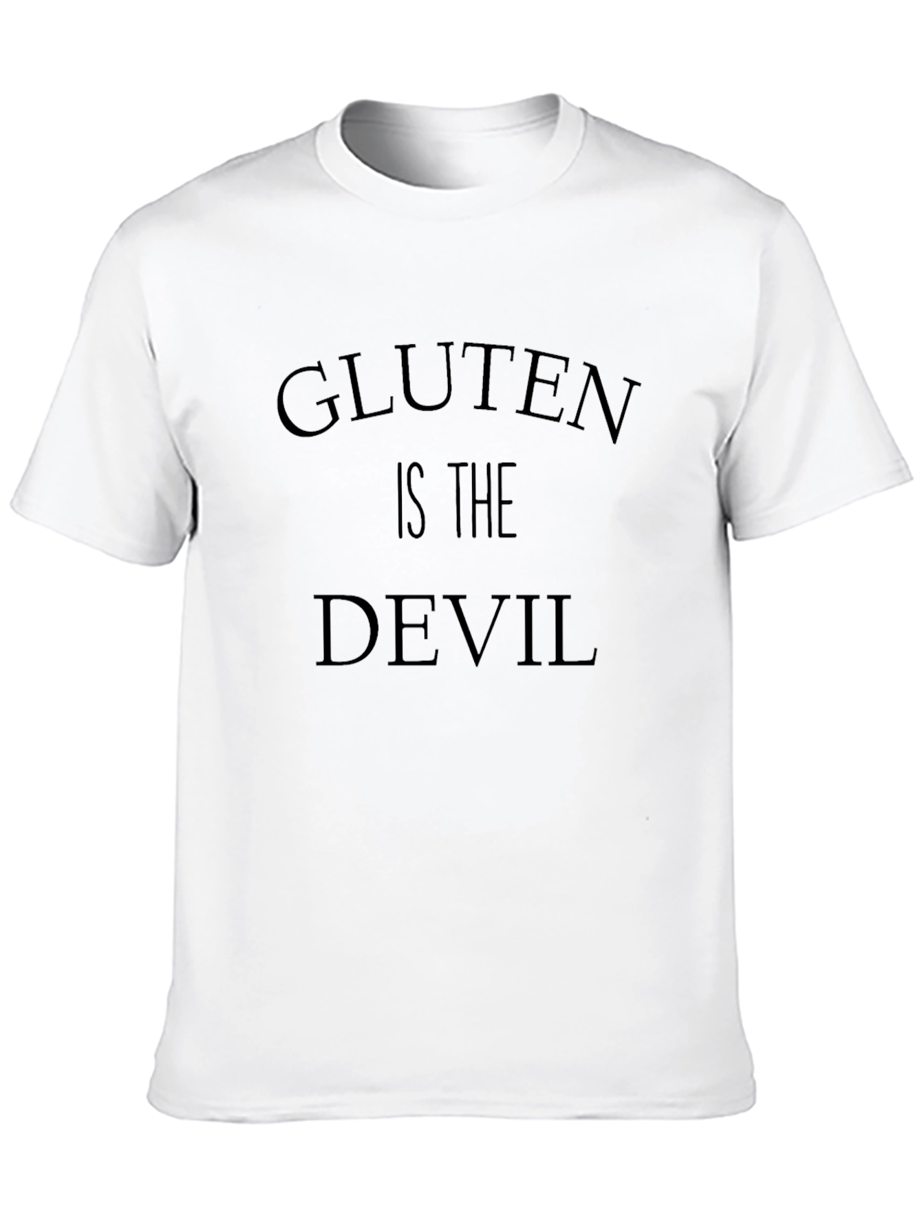 Gluten is the Devil Black T-Shirt
