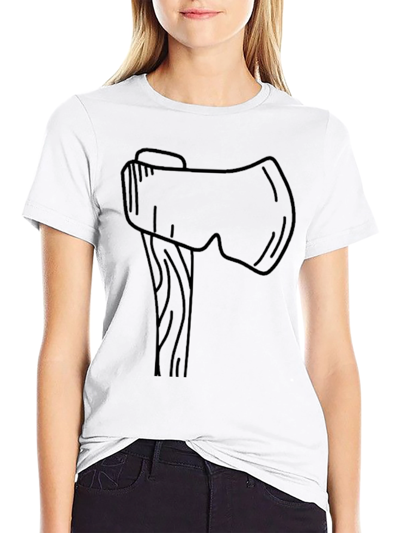 Axe Graphic Black T-Shirt - Lumberjack Style Tee