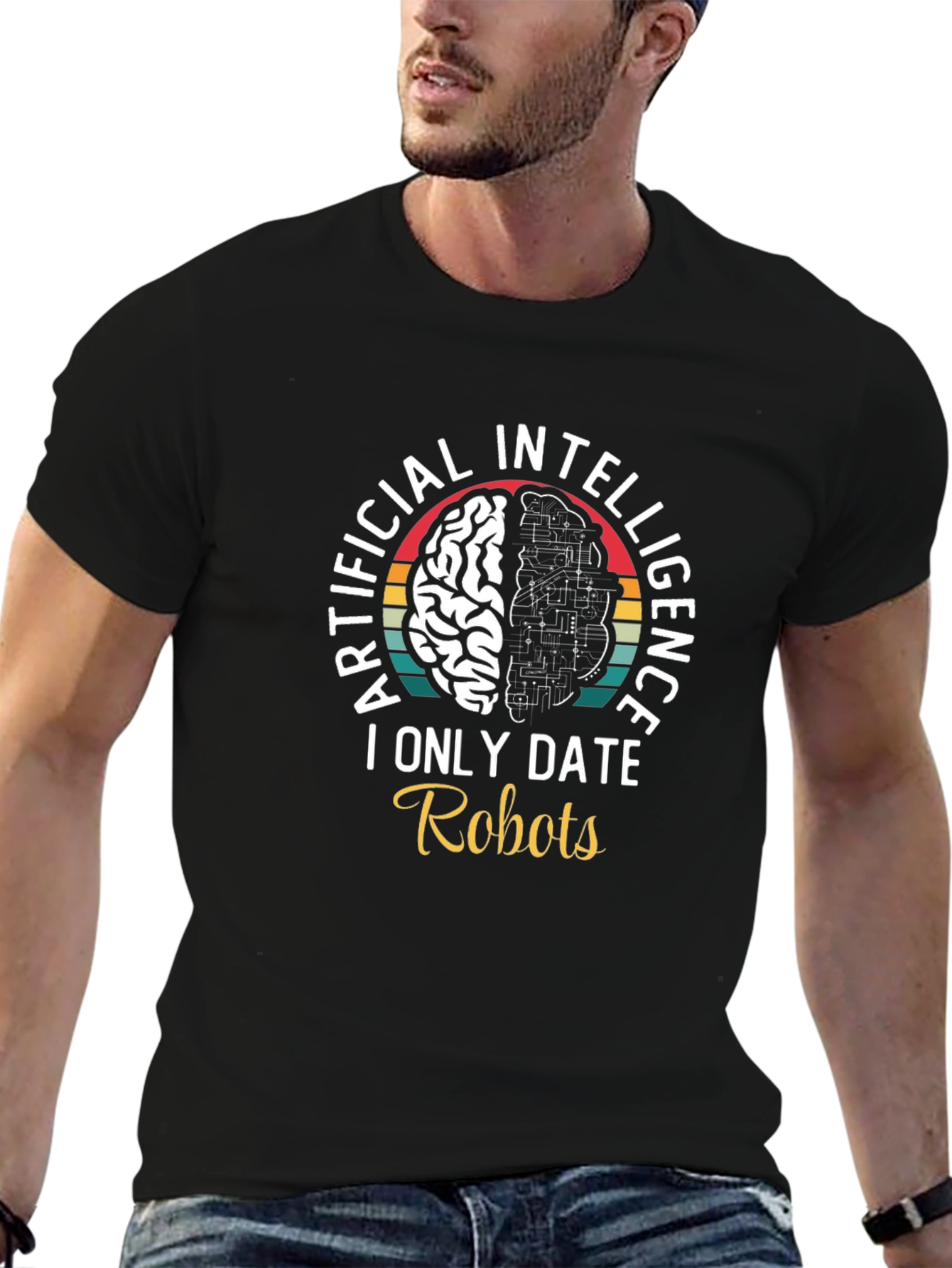 Artificial Intelligence I Only Date Robots T-Shirt