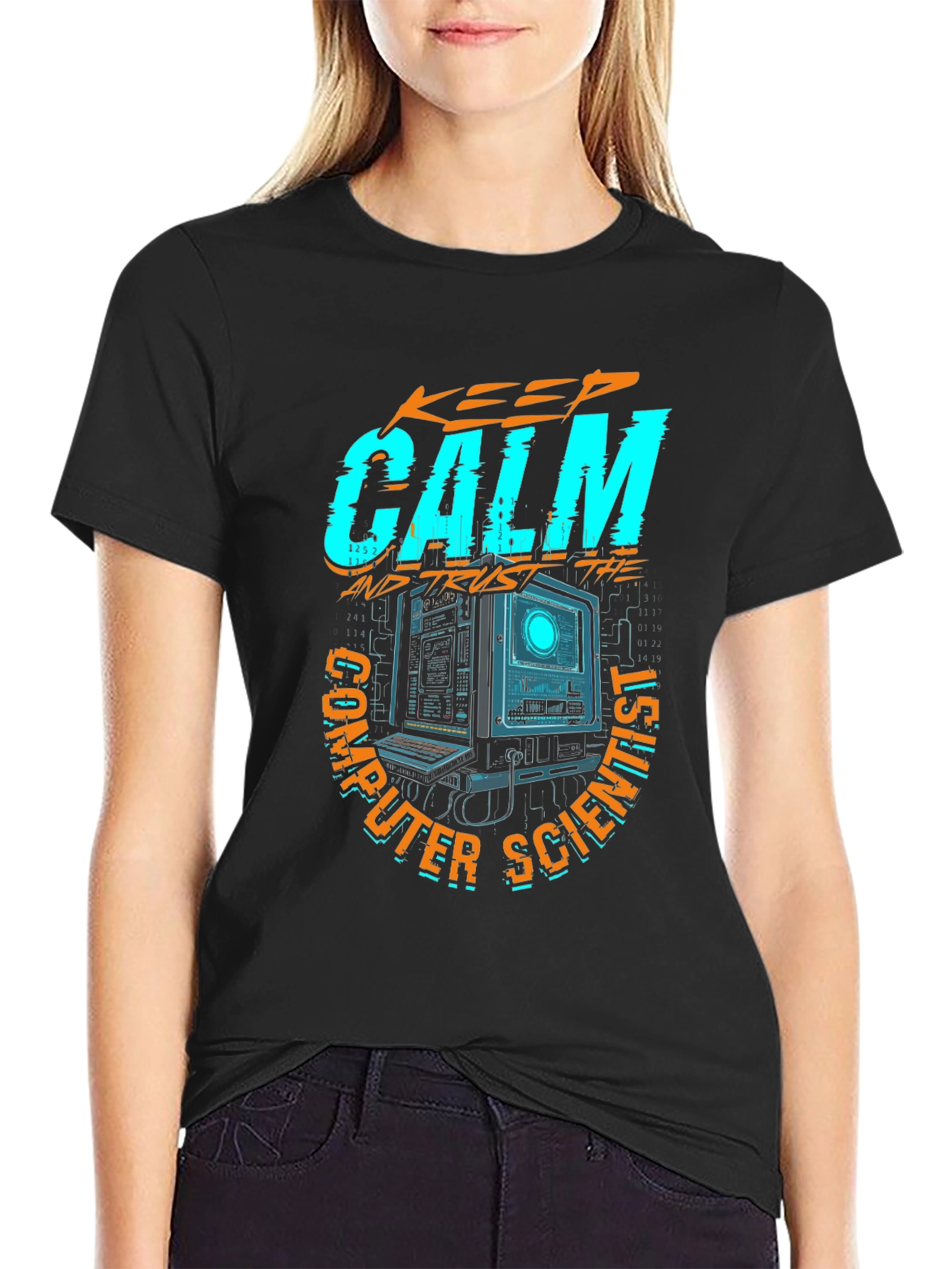 Keep Calm Computer Scientist Graphic T-Shirt