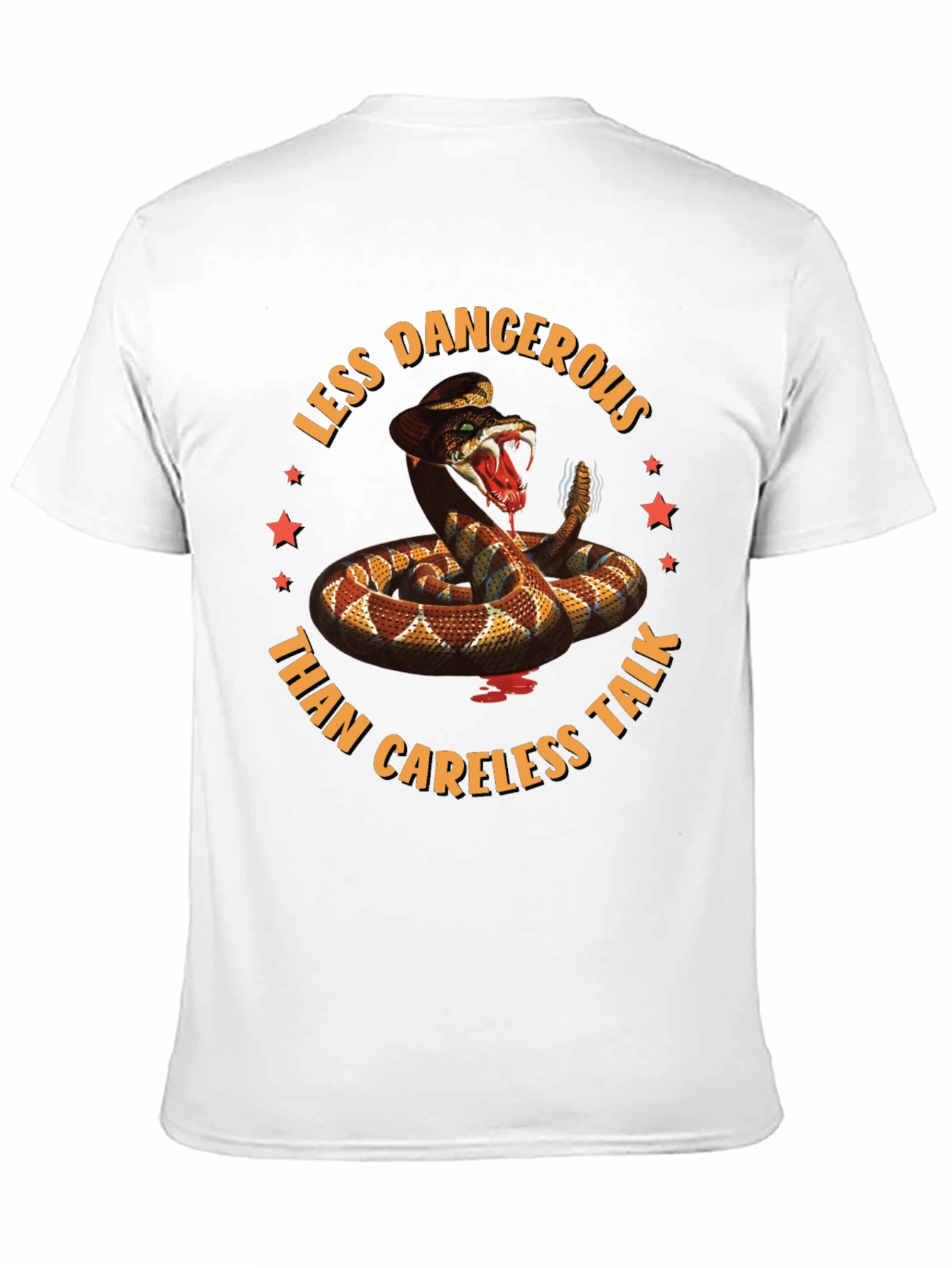 Less Dangerous Rattlesnake Graphic T-Shirt