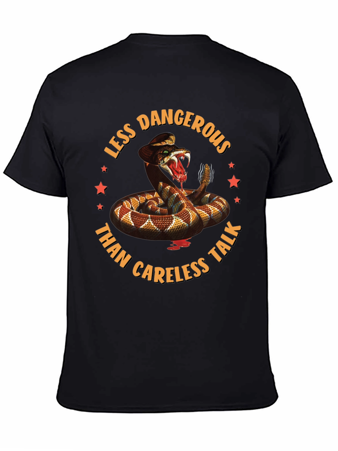 Less Dangerous Rattlesnake Graphic T-Shirt