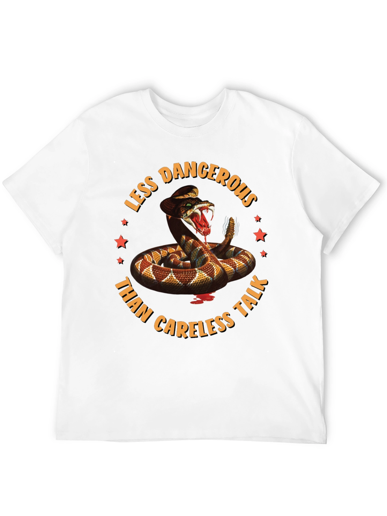 Less Dangerous Rattlesnake Graphic T-Shirt