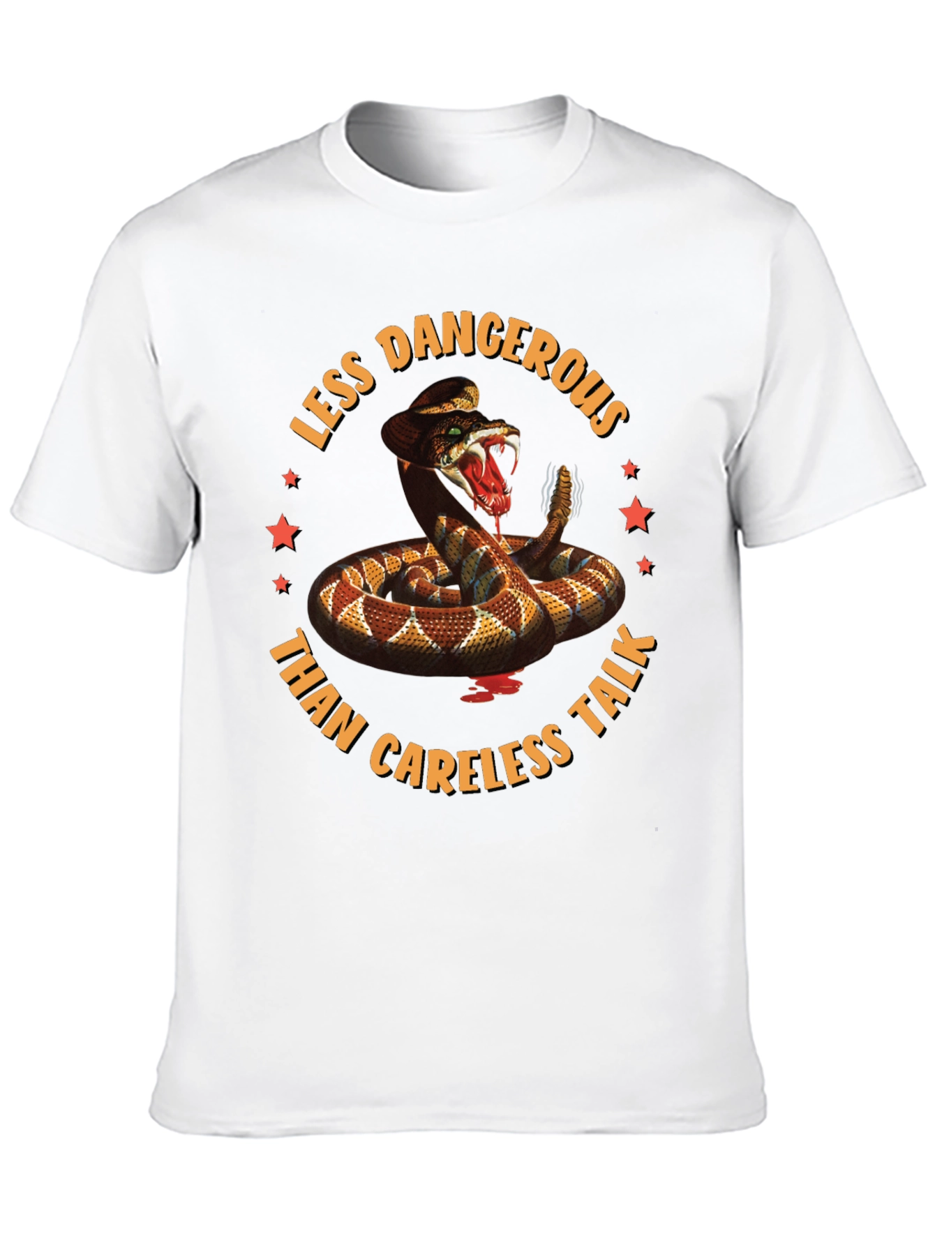 Less Dangerous Rattlesnake Graphic T-Shirt