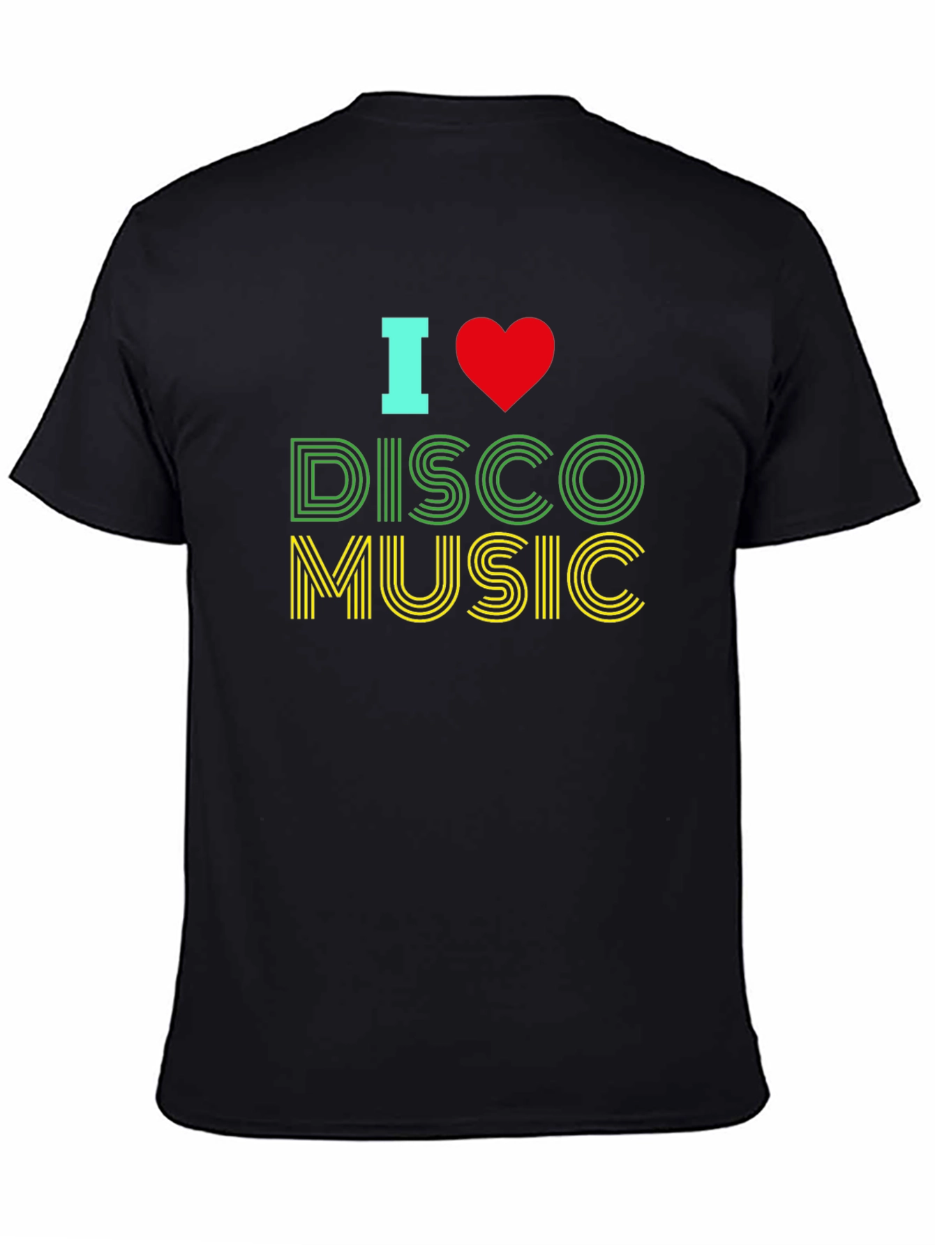 I Love Disco Music Graphic T-Shirt