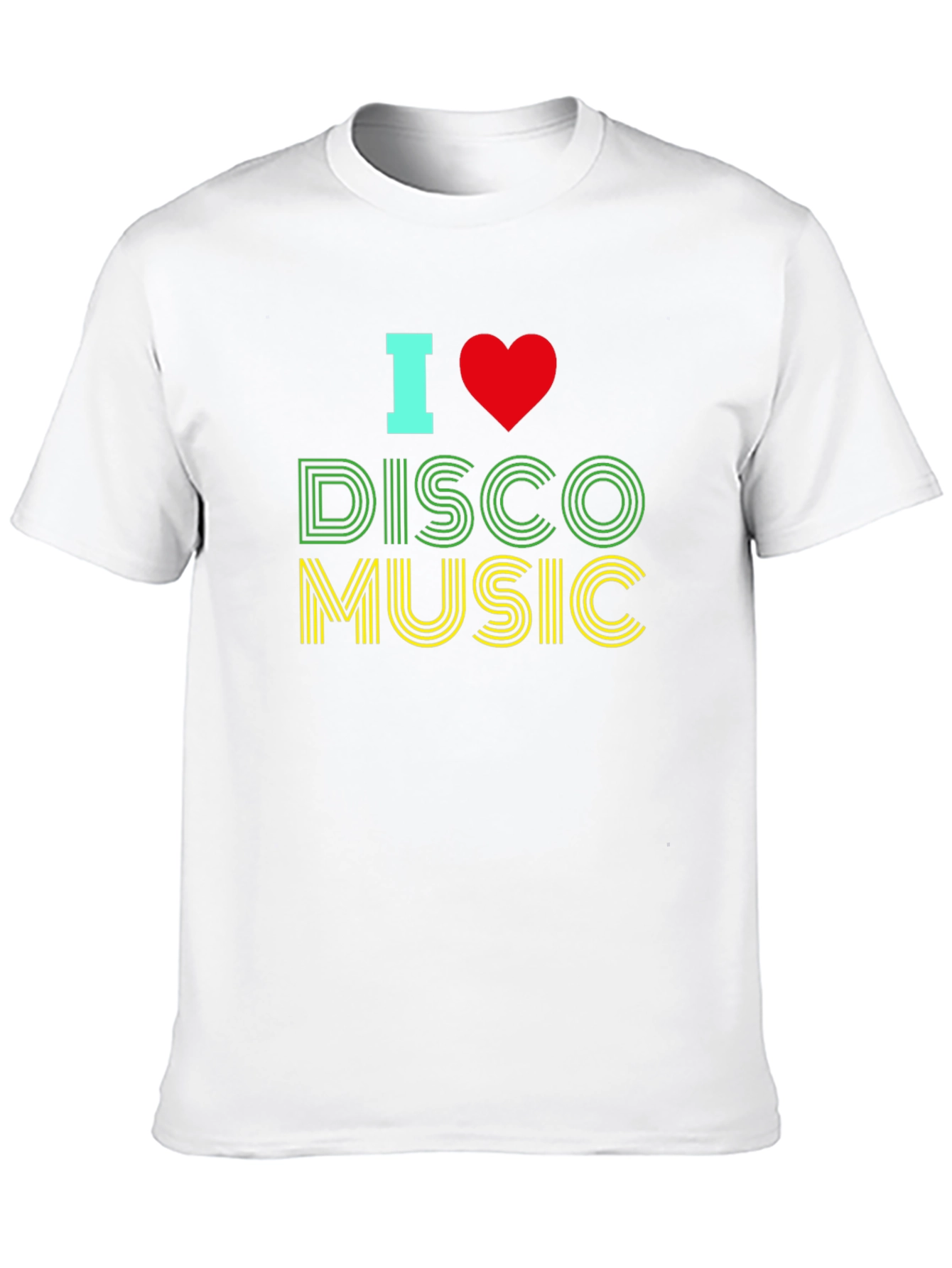 I Love Disco Music Graphic T-Shirt