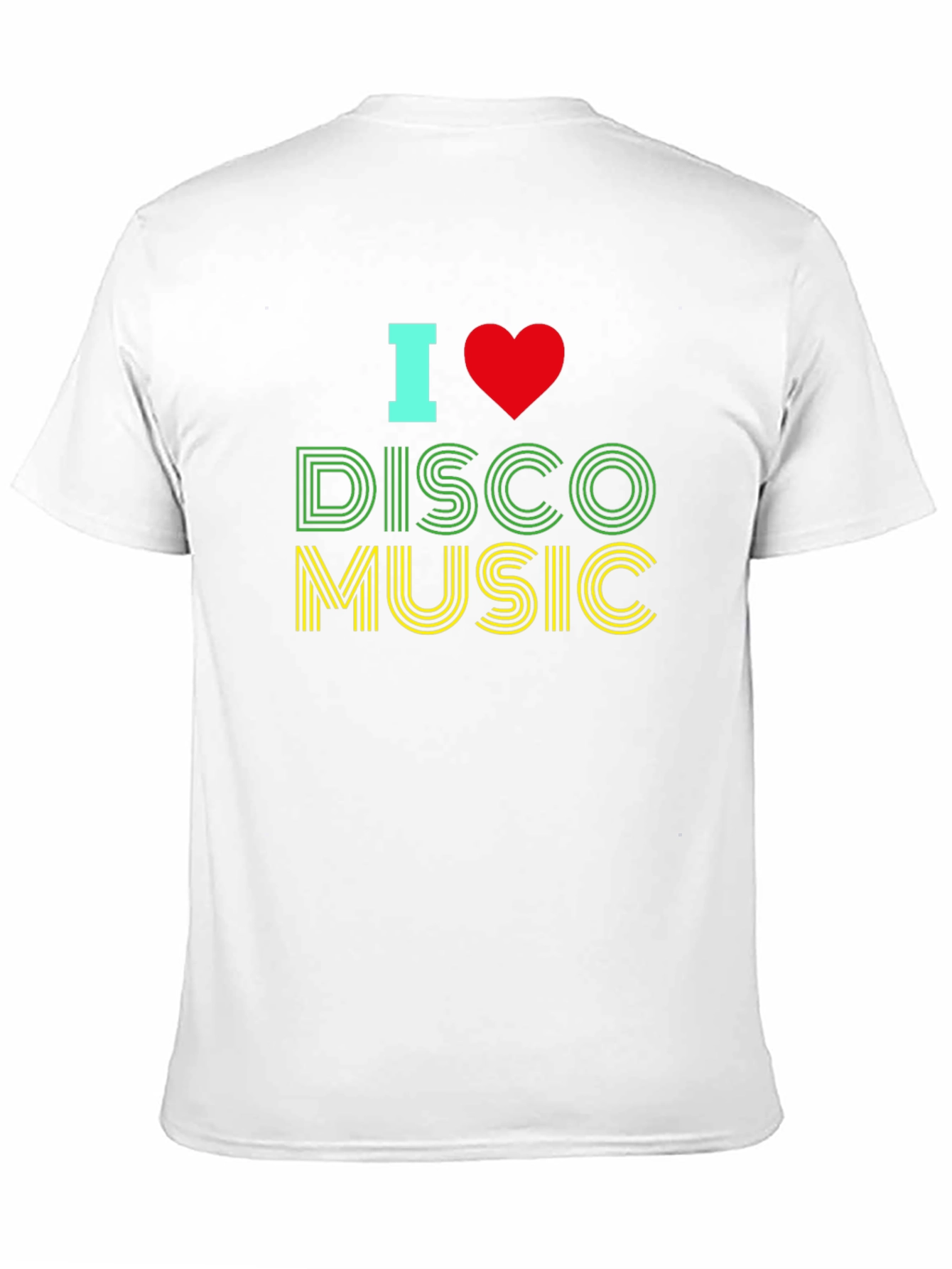 I Love Disco Music Graphic T-Shirt