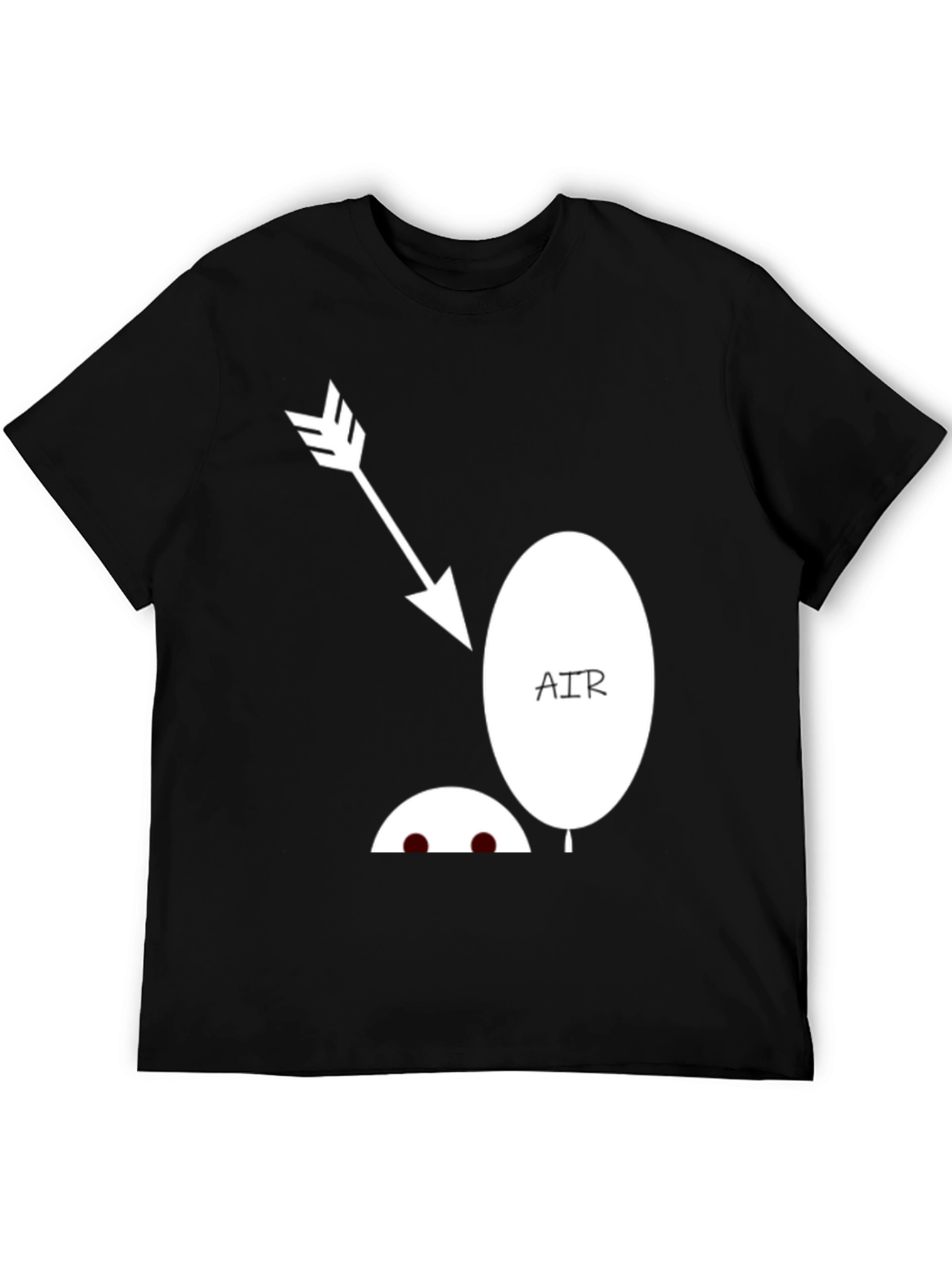 Funny Arrow Air Balloon Graphic T-Shirt