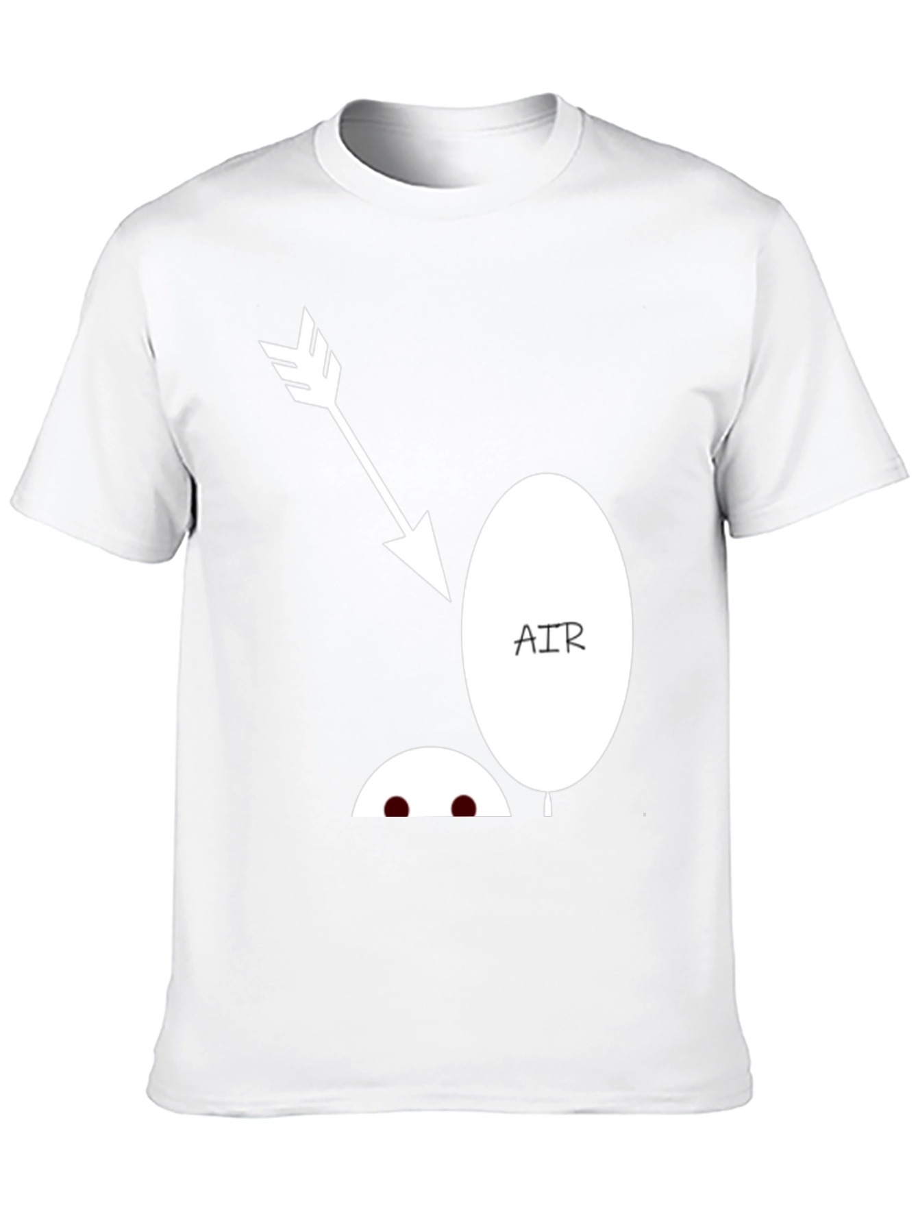 Funny Arrow Air Balloon Graphic T-Shirt