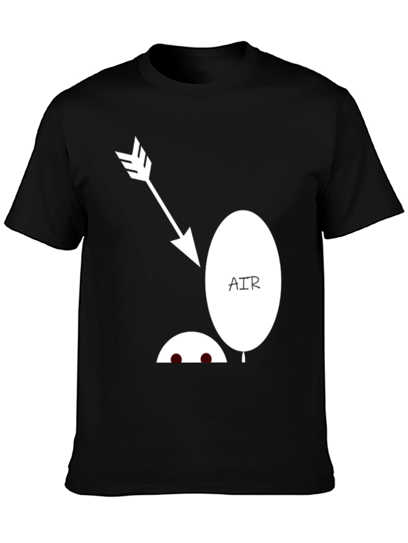 Funny Arrow Air Balloon Graphic T-Shirt