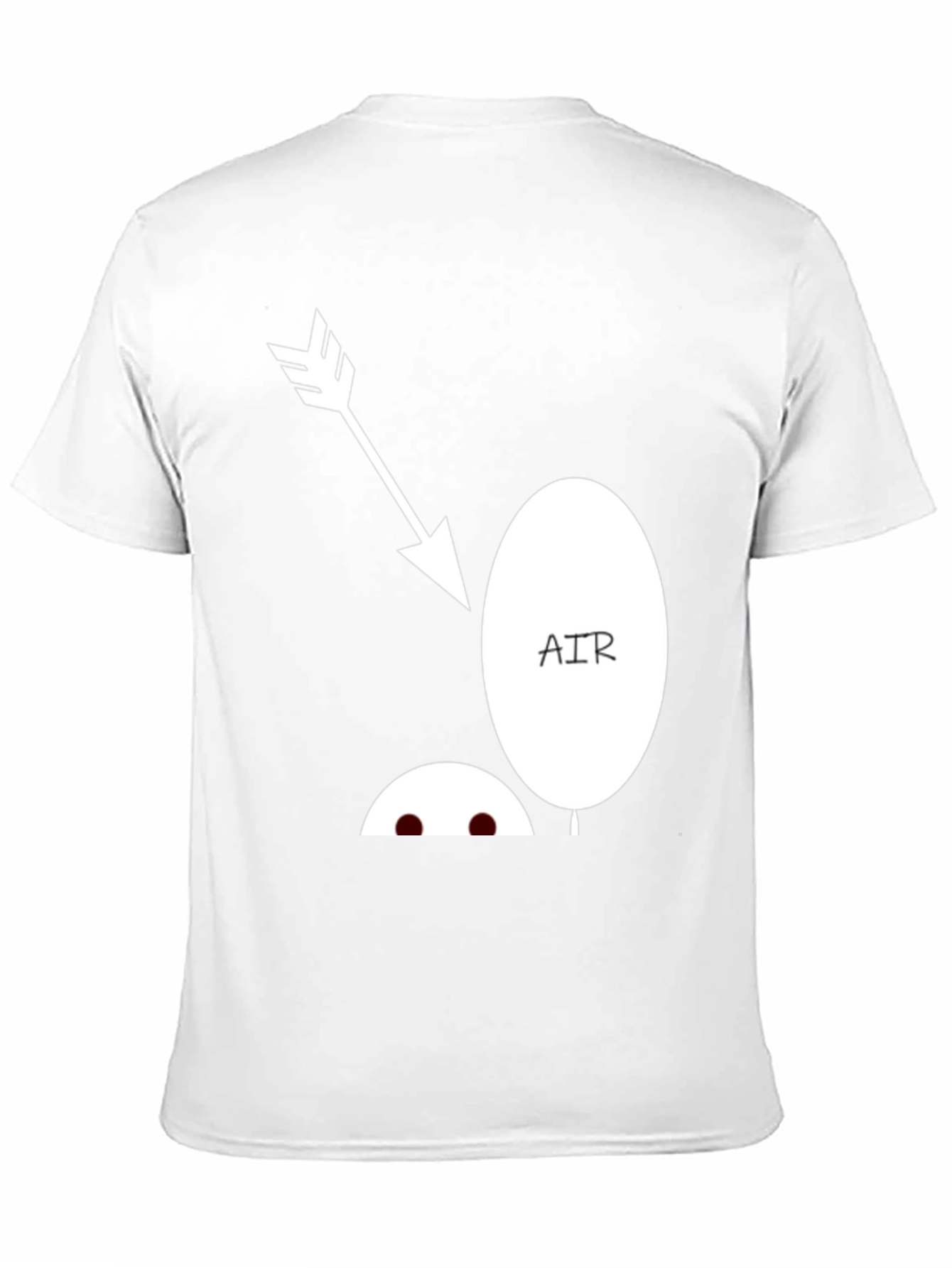 Funny Arrow Air Balloon Graphic T-Shirt