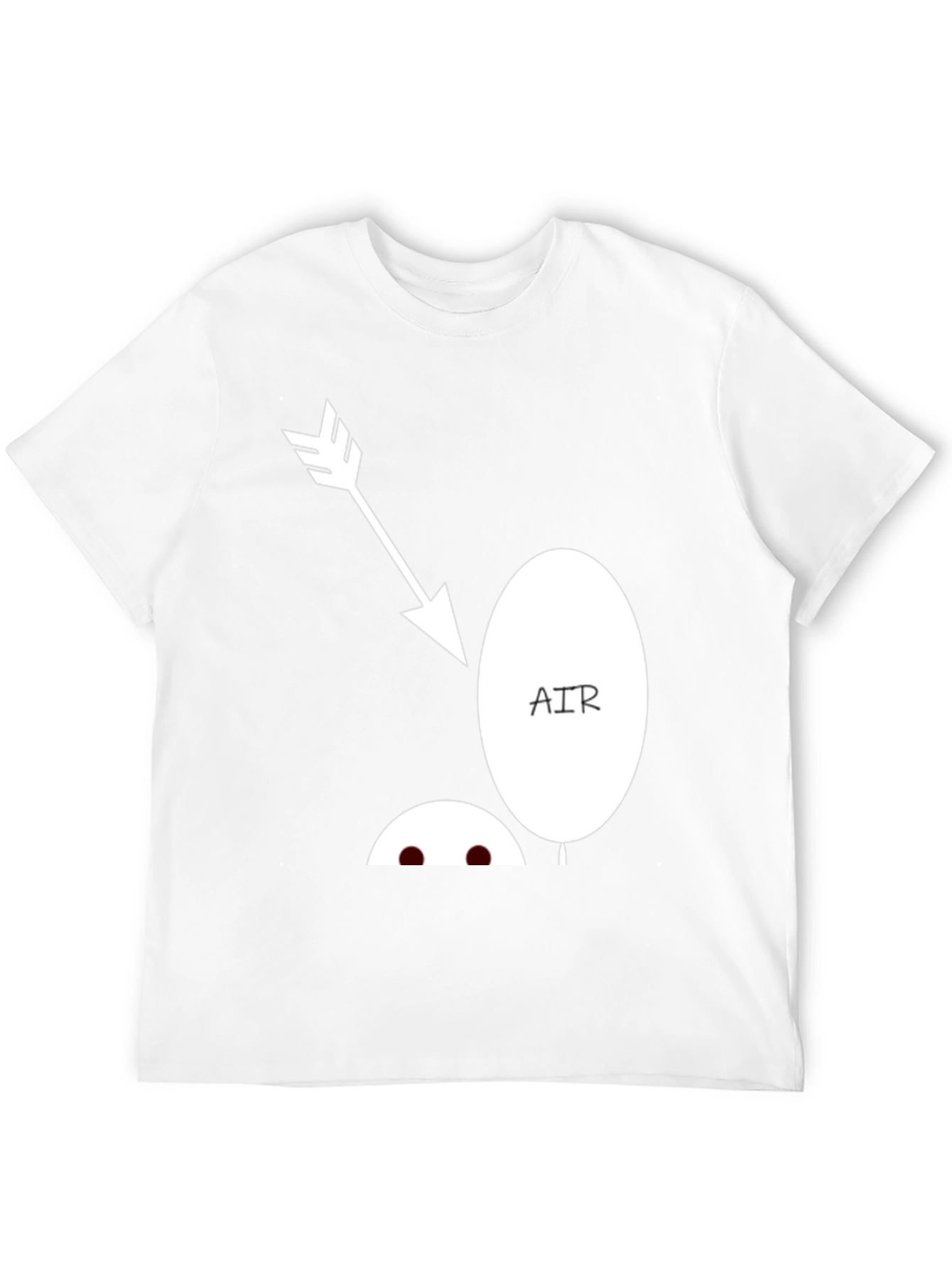 Funny Arrow Air Balloon Graphic T-Shirt