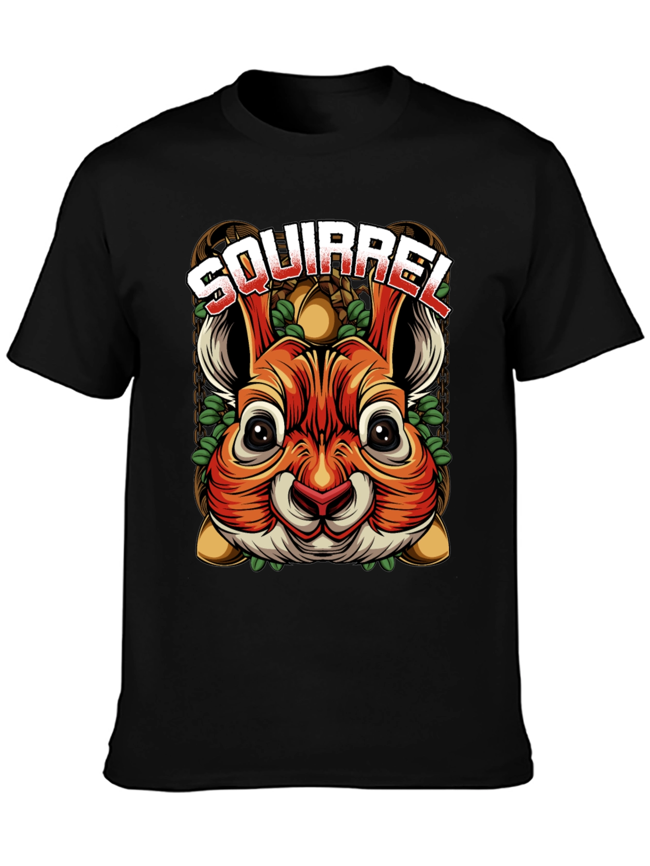 Squirrel Graphic T-Shirt - Cool Animal Tee