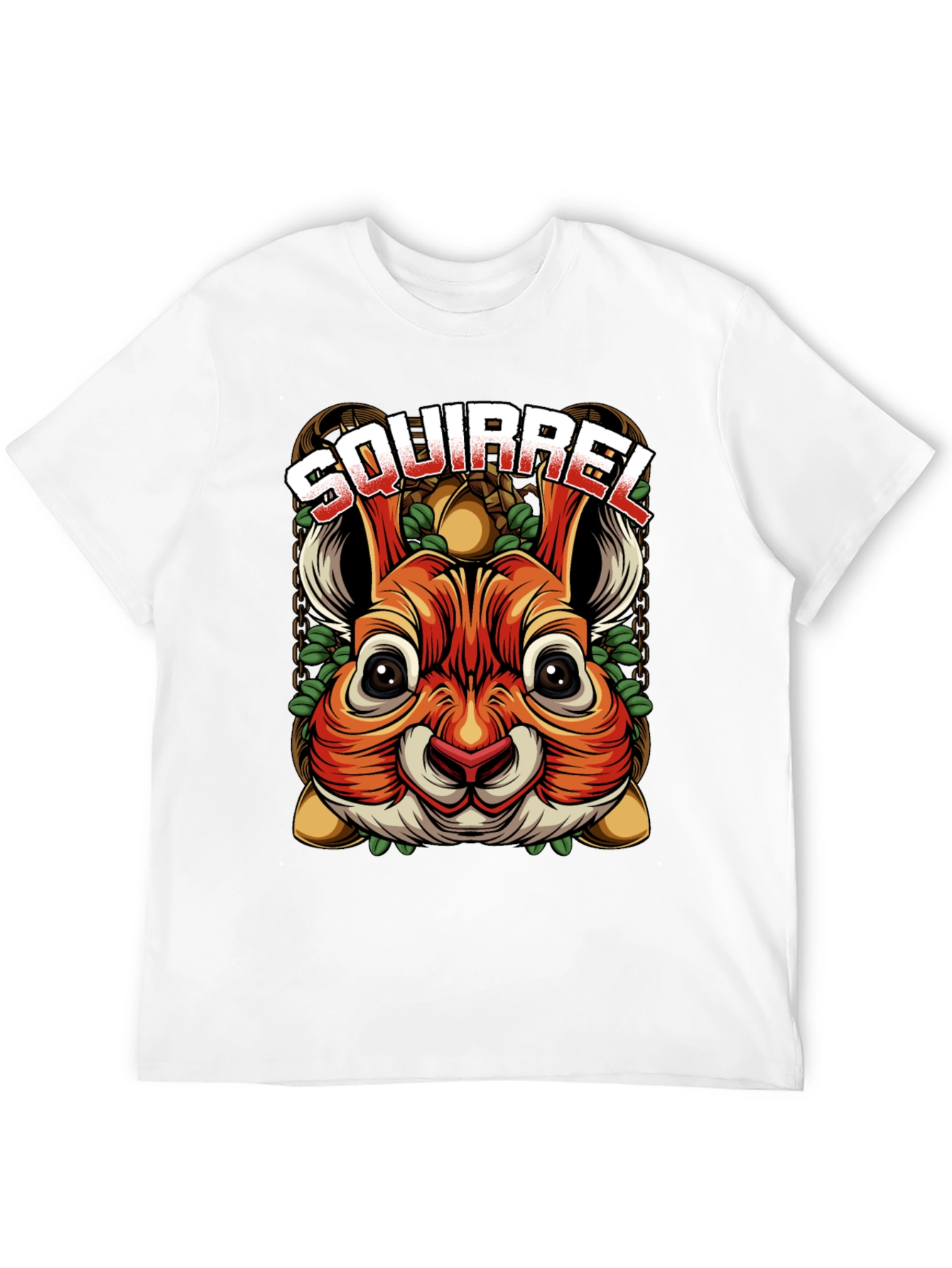 Squirrel Graphic T-Shirt - Cool Animal Tee