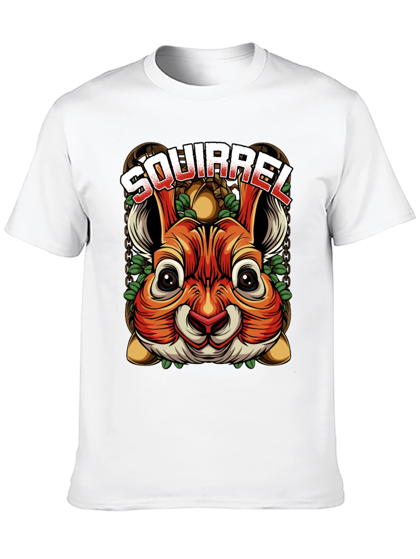 Squirrel Graphic T-Shirt - Cool Animal Tee
