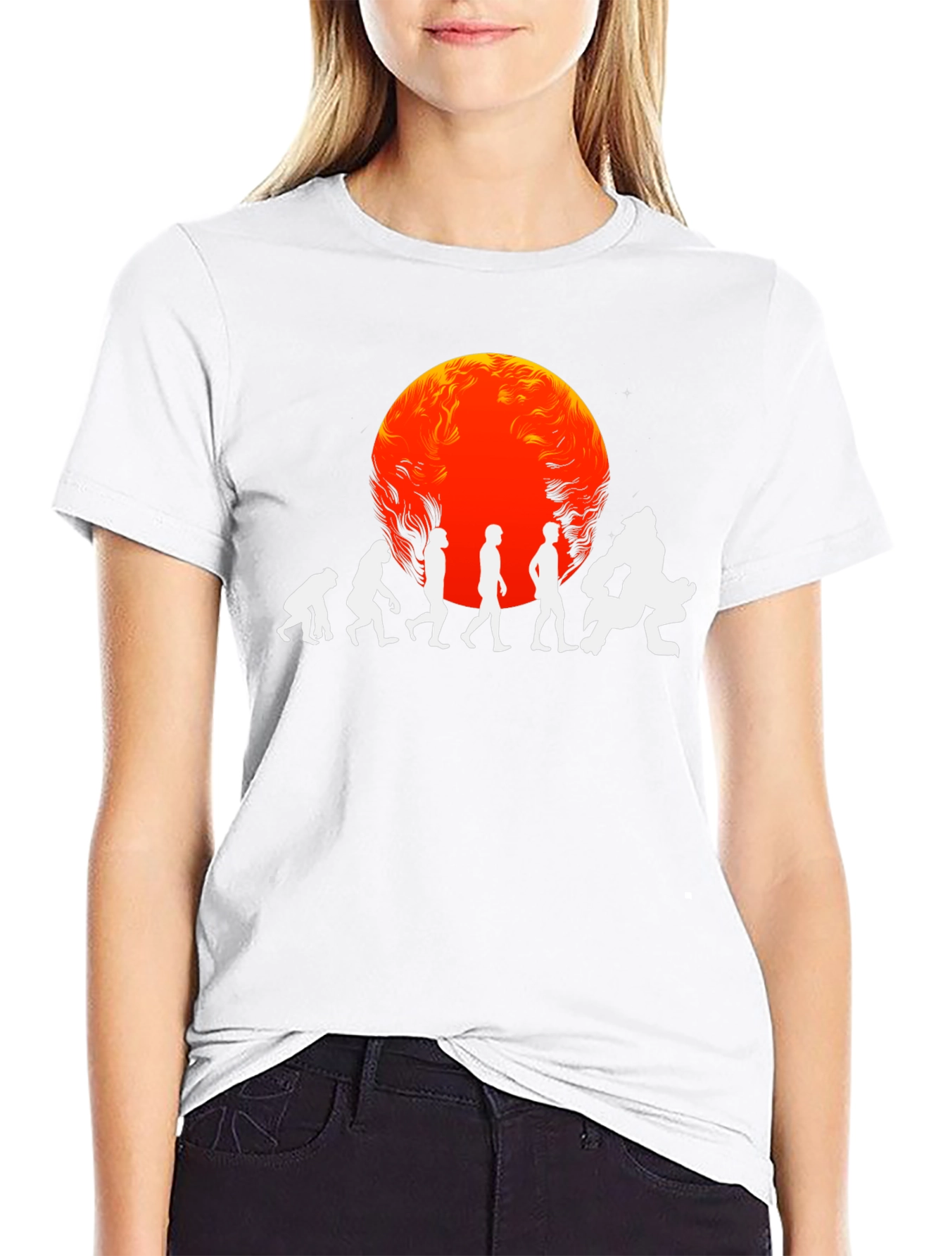 Evolution to Werewolf Graphic Tee - Black