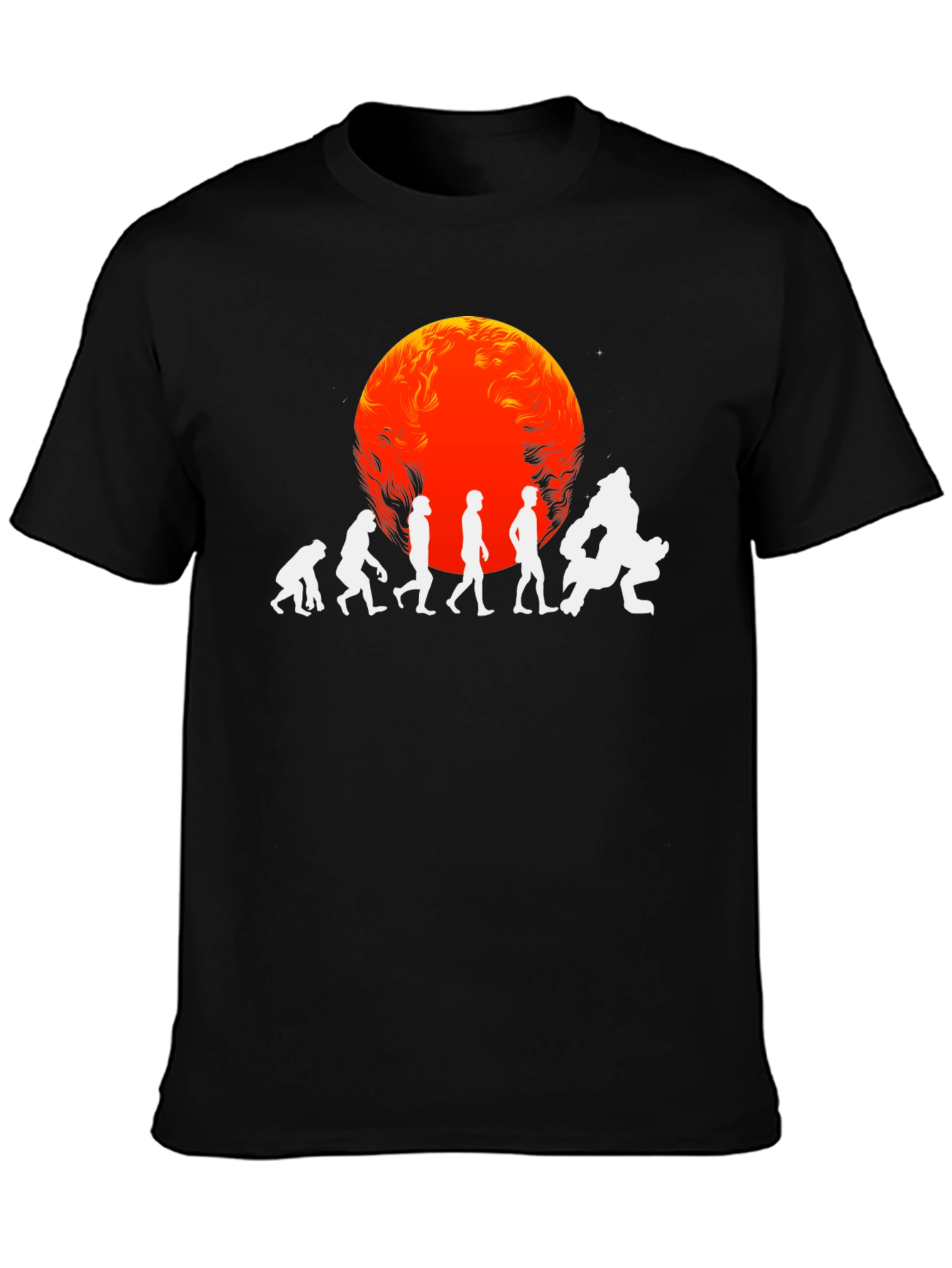 Evolution to Werewolf Graphic Tee - Black
