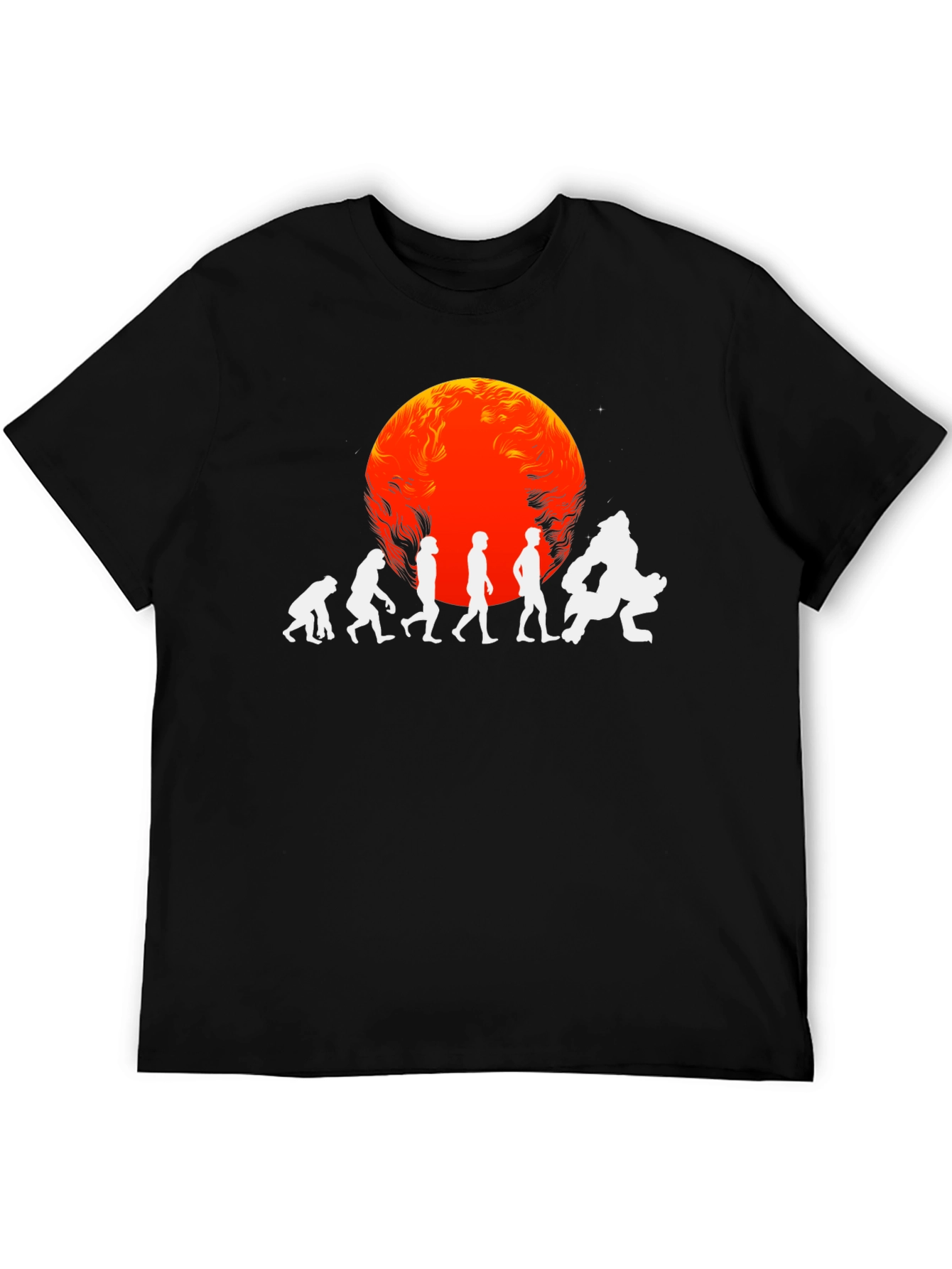 Evolution to Werewolf Graphic Tee - Black