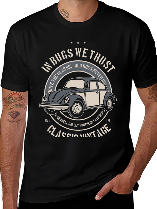 In Bugs We Trust Classic Vintage Car T-Shirt