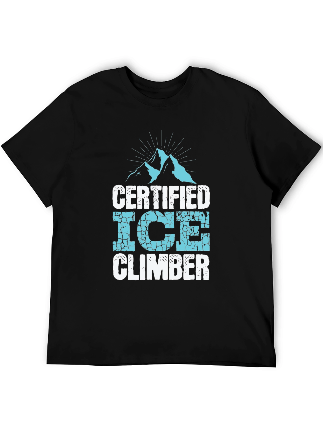 Certified Ice Climber T-Shirt - Black