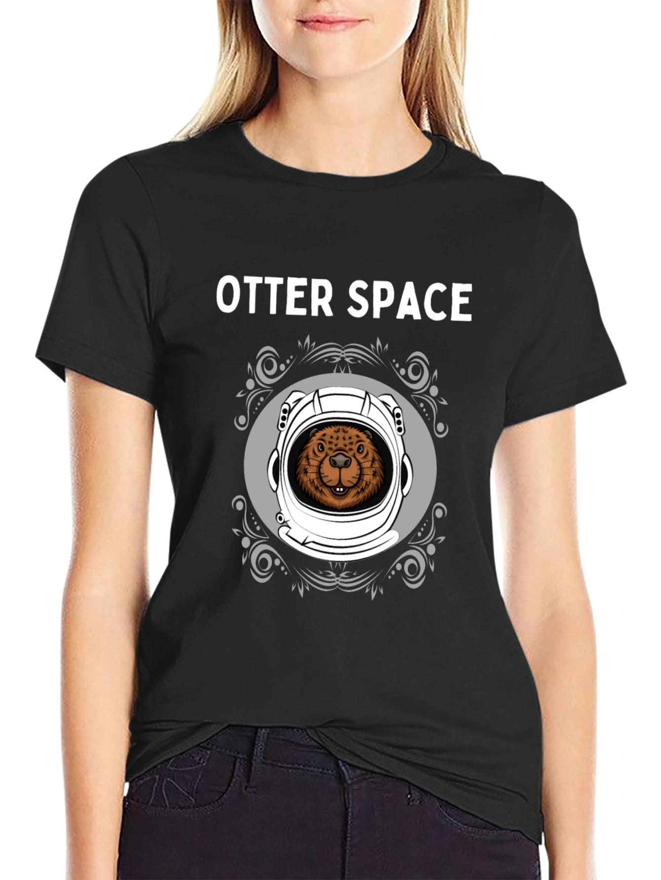 Otter Space T-Shirt - Funny Astronaut Tee