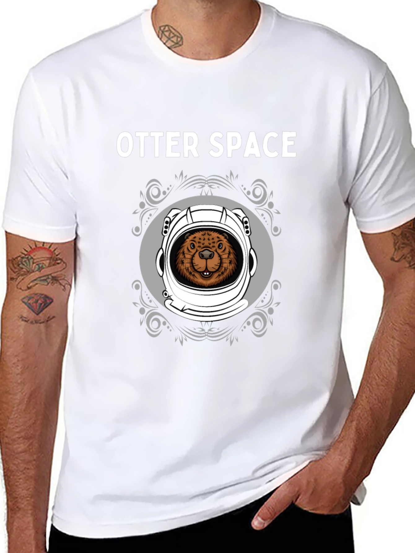 Otter Space T-Shirt - Funny Astronaut Tee