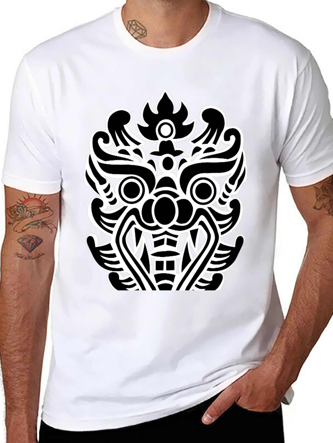 Abstract Graphic Tee - Modern Streetwear