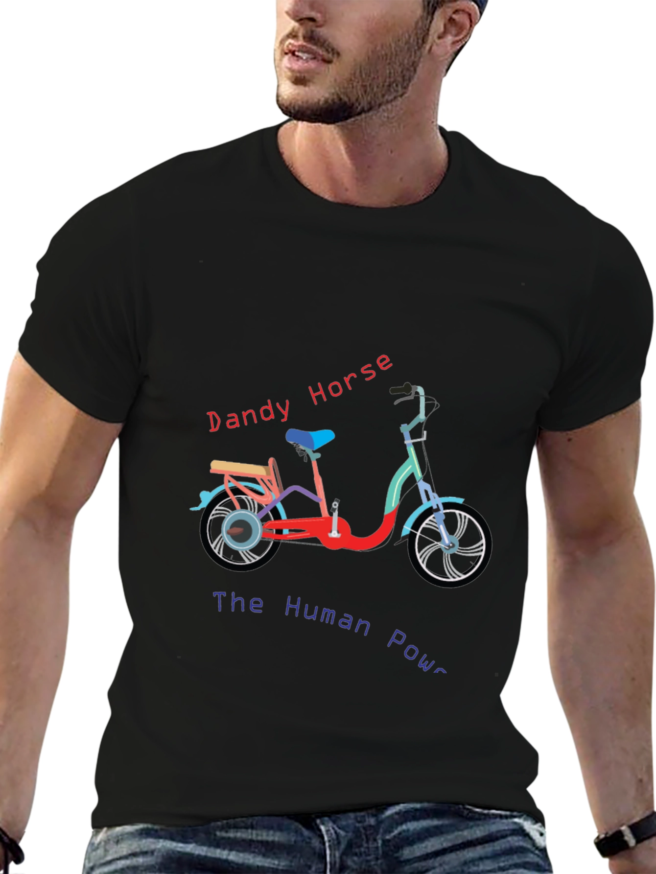 Dandy Horse Graphic Tee - Human Powered Fun!