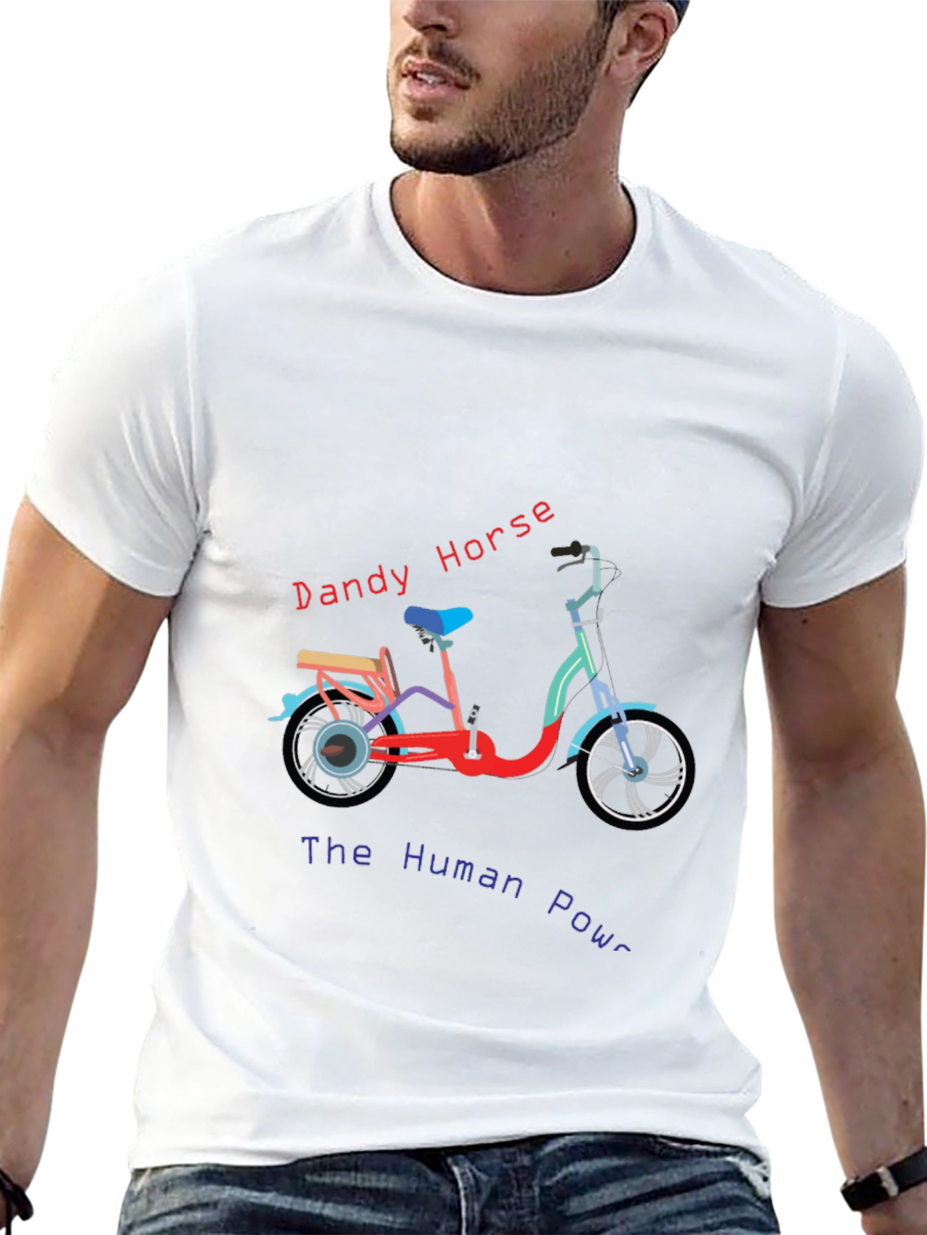 Dandy Horse Graphic Tee - Human Powered Fun!