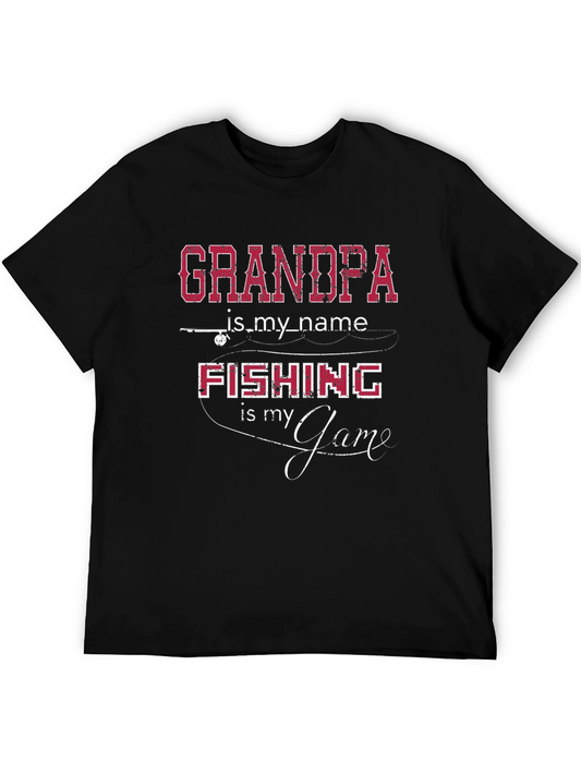 Grandpa Fishing T-Shirt - Fisherman Gift