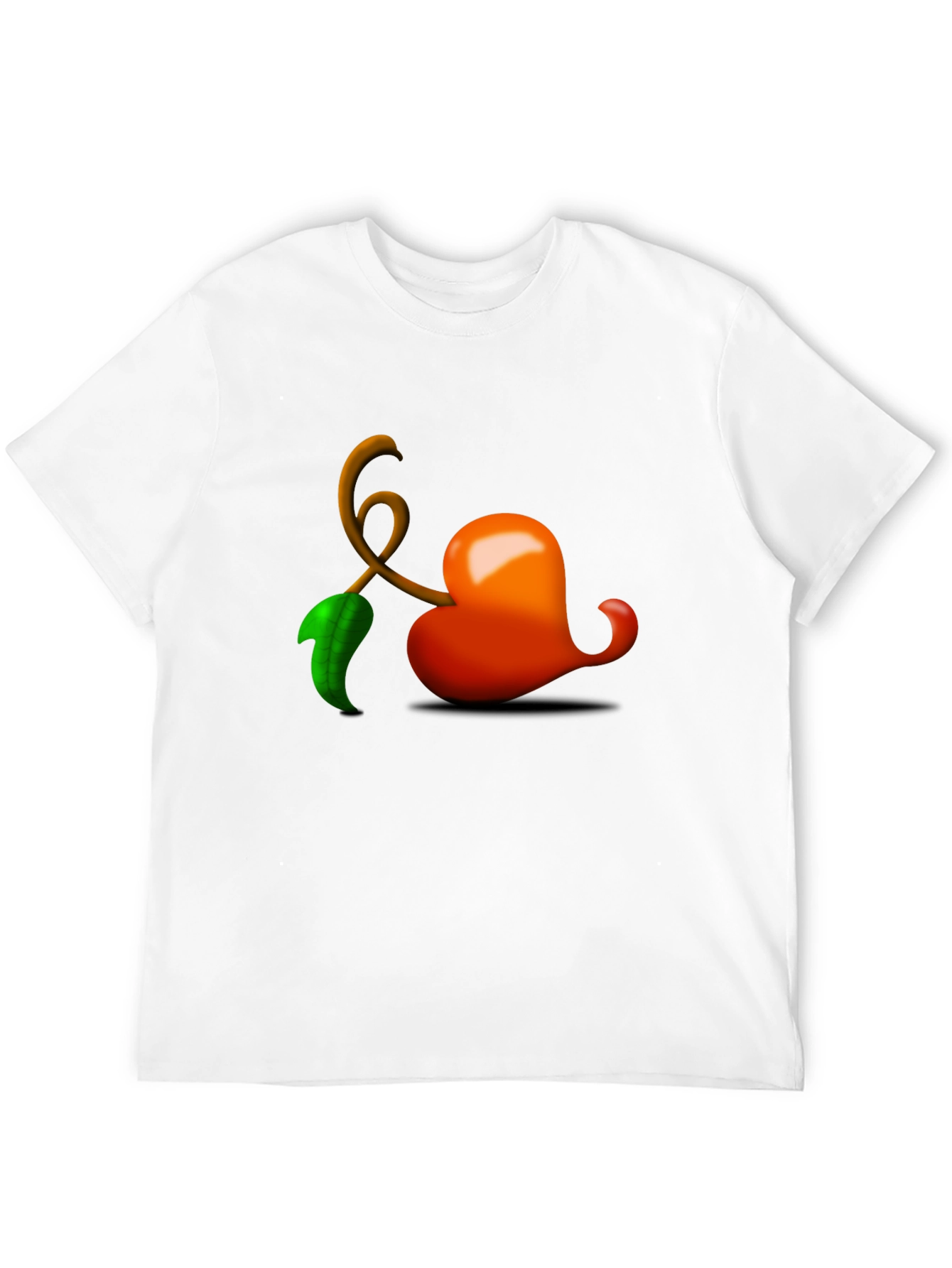 Heart Cherry T-Shirt - Unique Graphic Tee