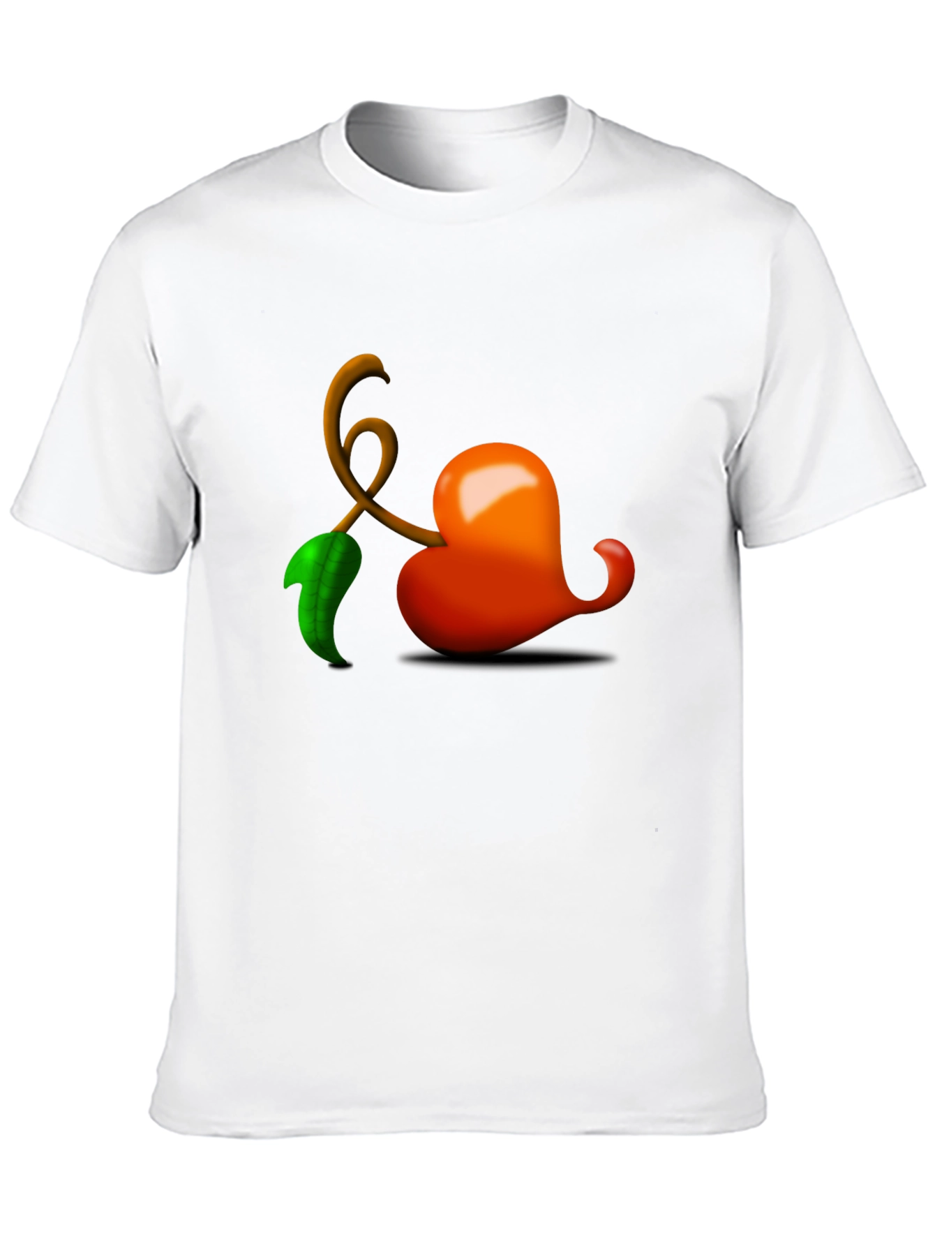 Heart Cherry T-Shirt - Unique Graphic Tee