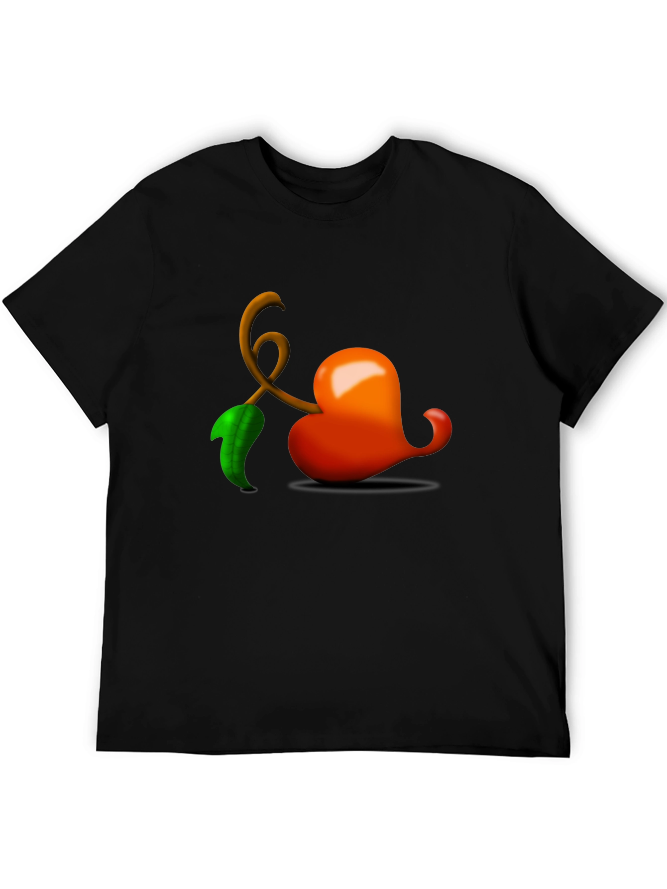 Heart Cherry T-Shirt - Unique Graphic Tee