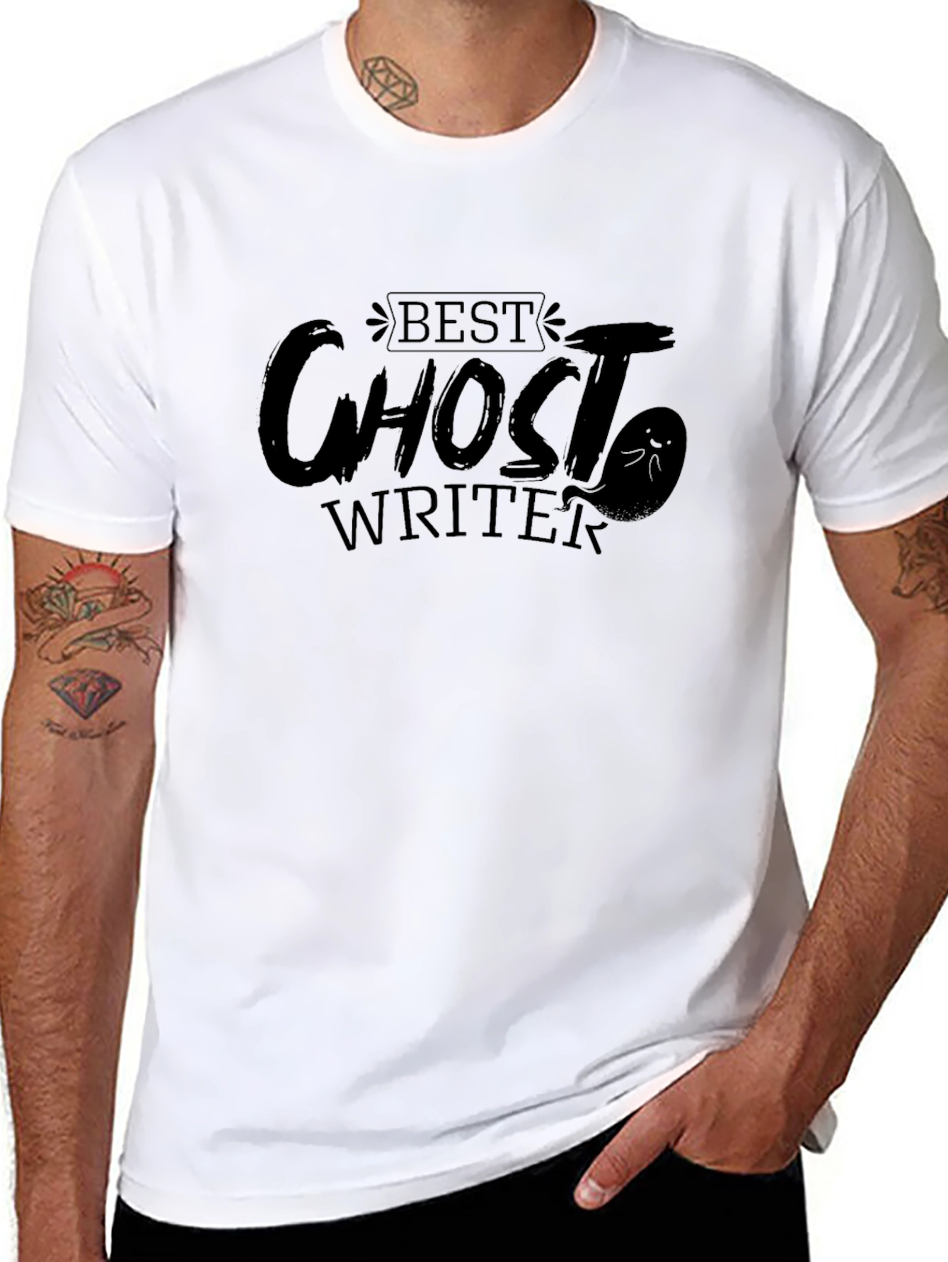 Best Ghost Writer Black T-Shirt