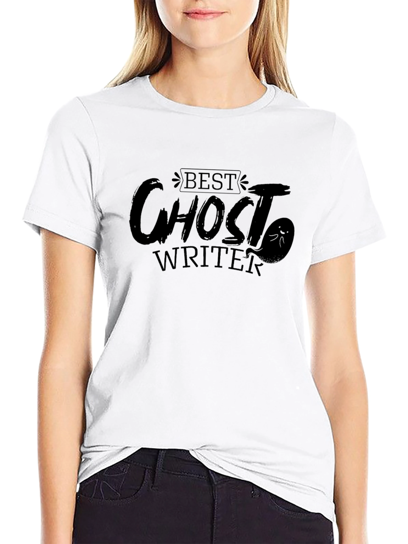 Best Ghost Writer Black T-Shirt