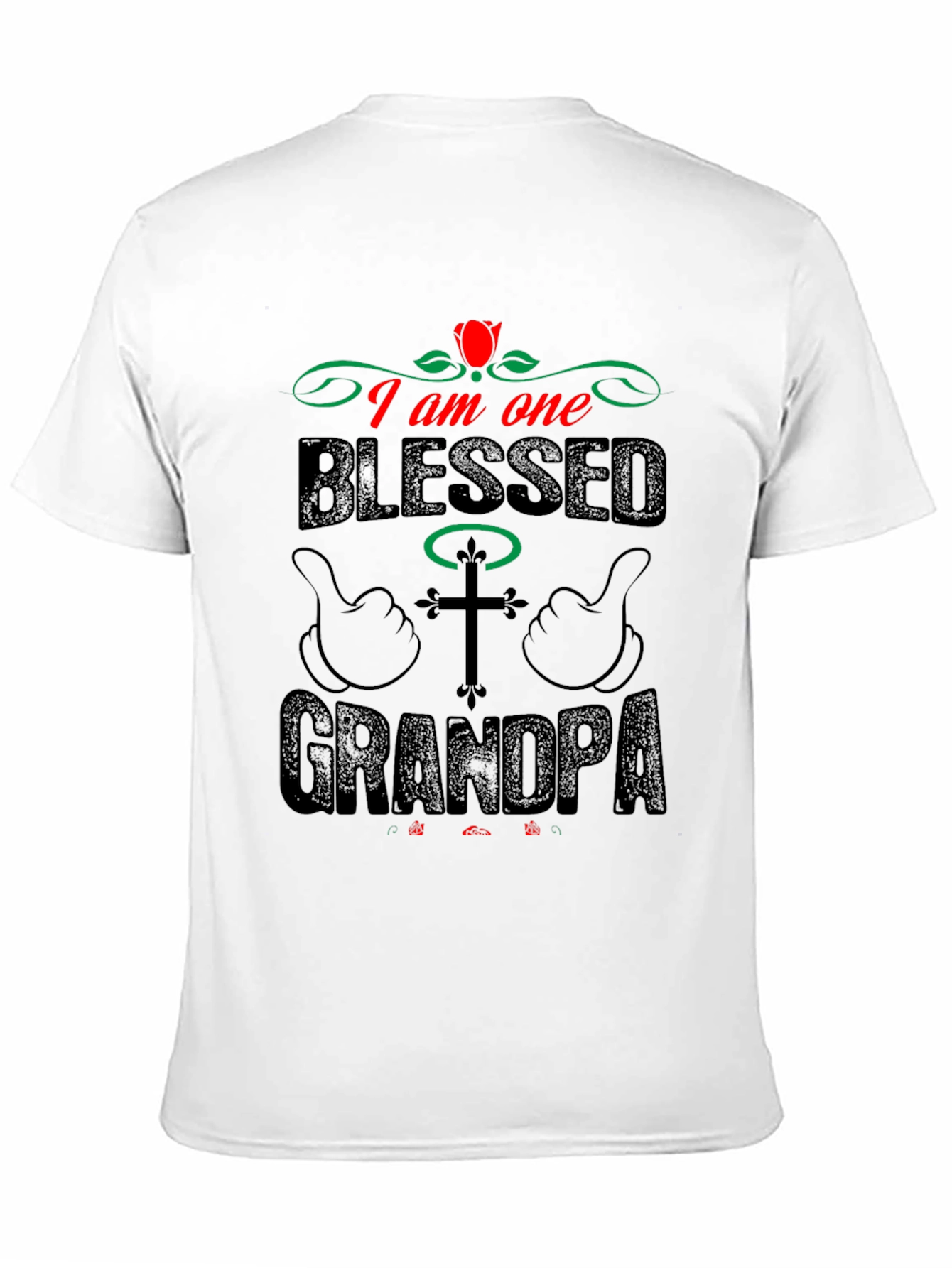 Blessed Grandpa T-Shirt - Christian Gift