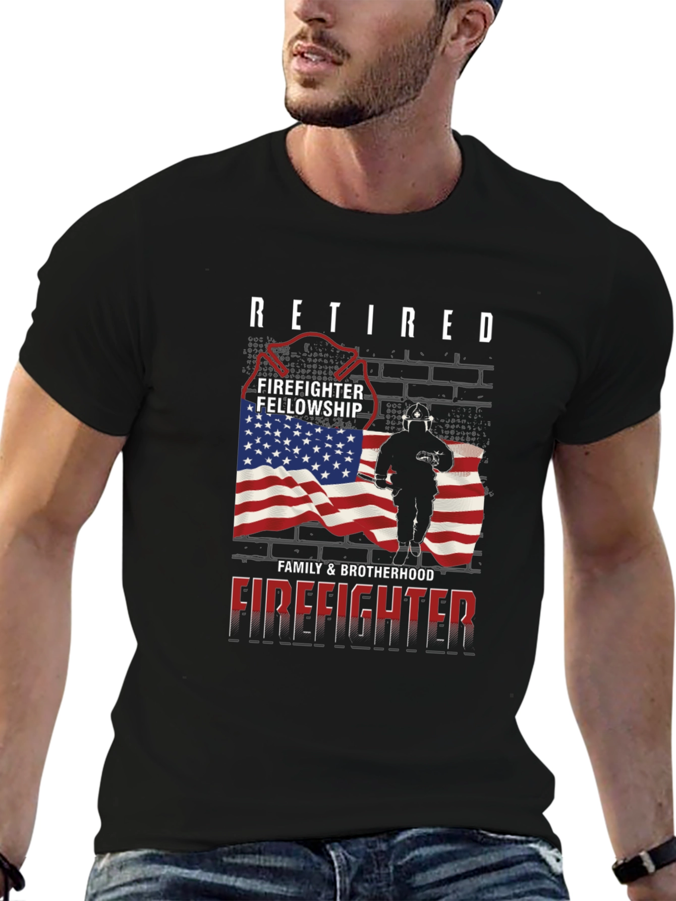 Retired Firefighter Brotherhood T-Shirt