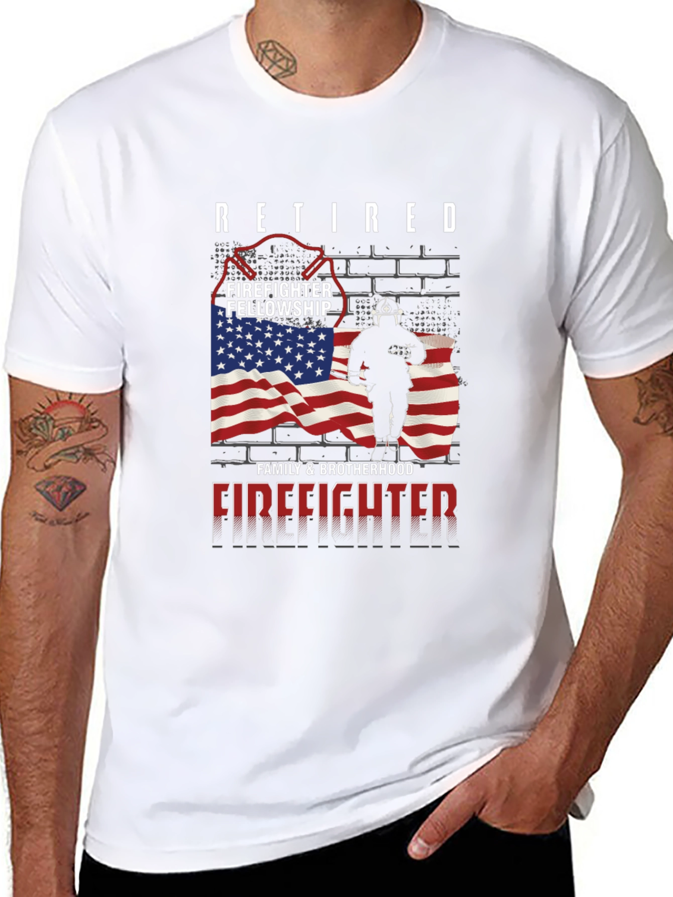 Retired Firefighter Brotherhood T-Shirt